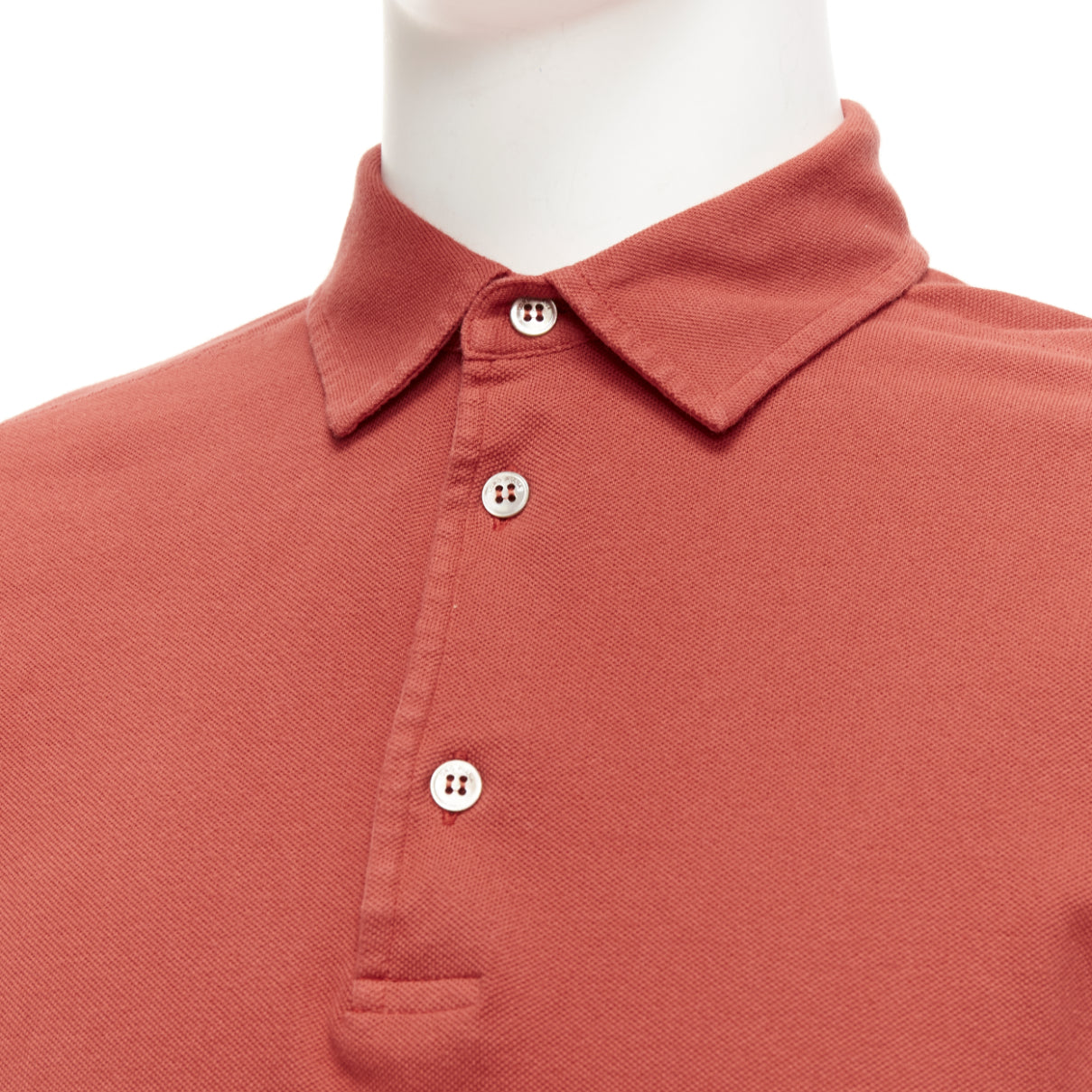 Loro Piana Cotton Polo Shirt - Back view