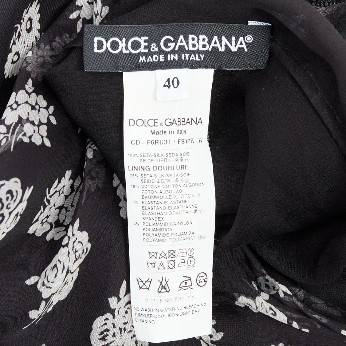 Dolce & Gabbana Floral Sheer Dress - Image 10