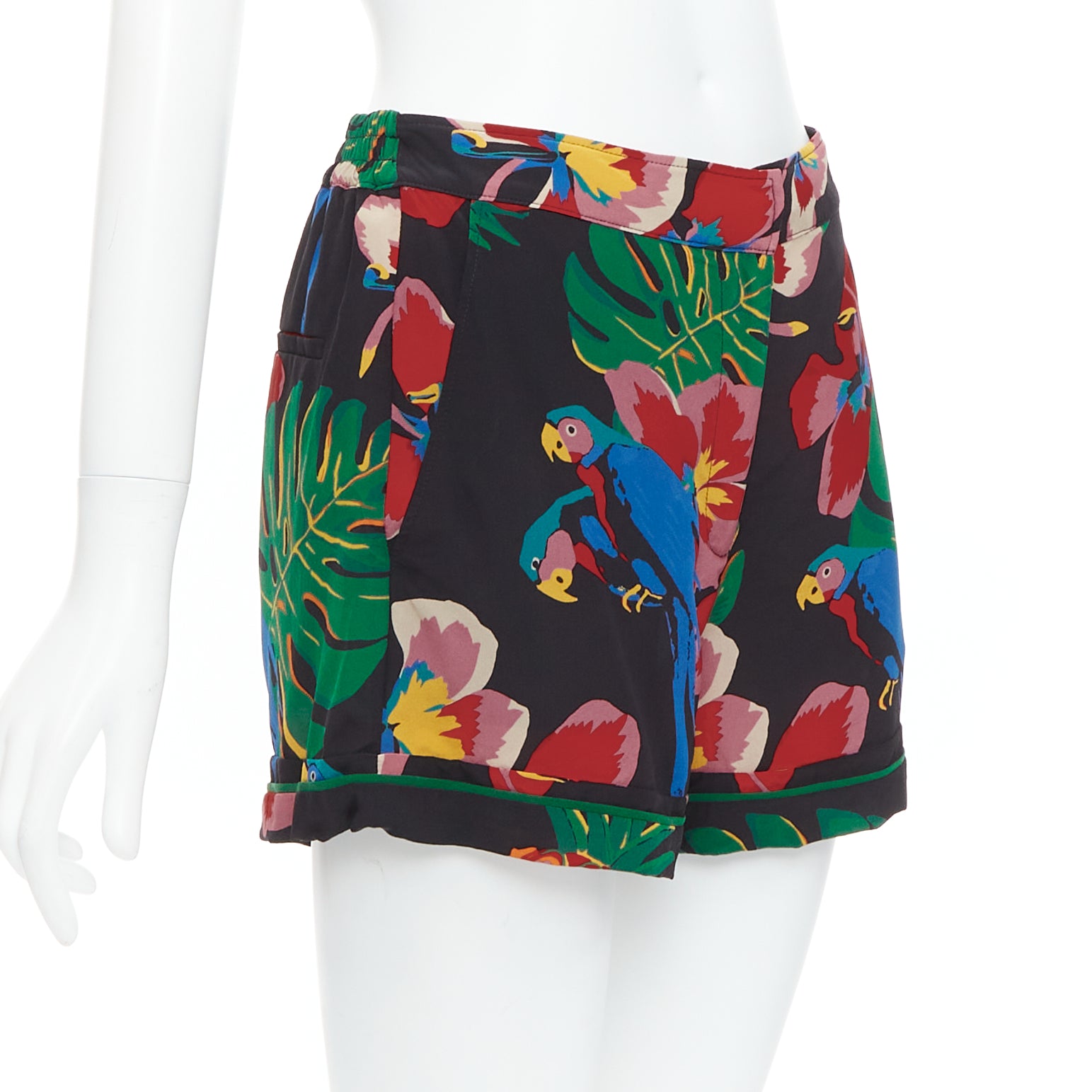 Valentino Parrot Floral Shorts - Image 6