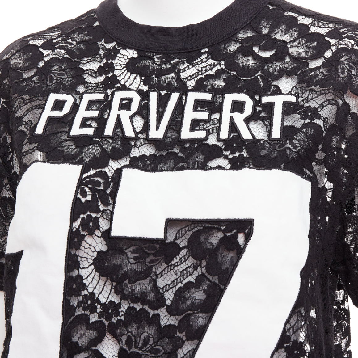 Givenchy Pervert Lace Tee - Back view