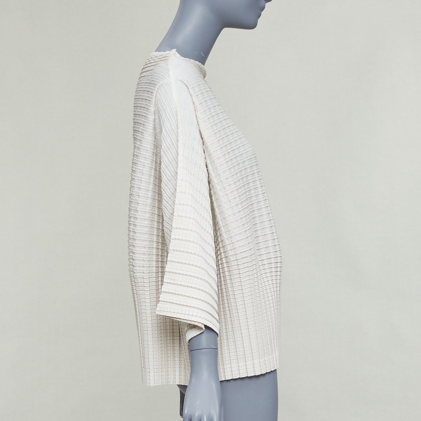 Issey Miyake Crinkled Batwing Top - 4