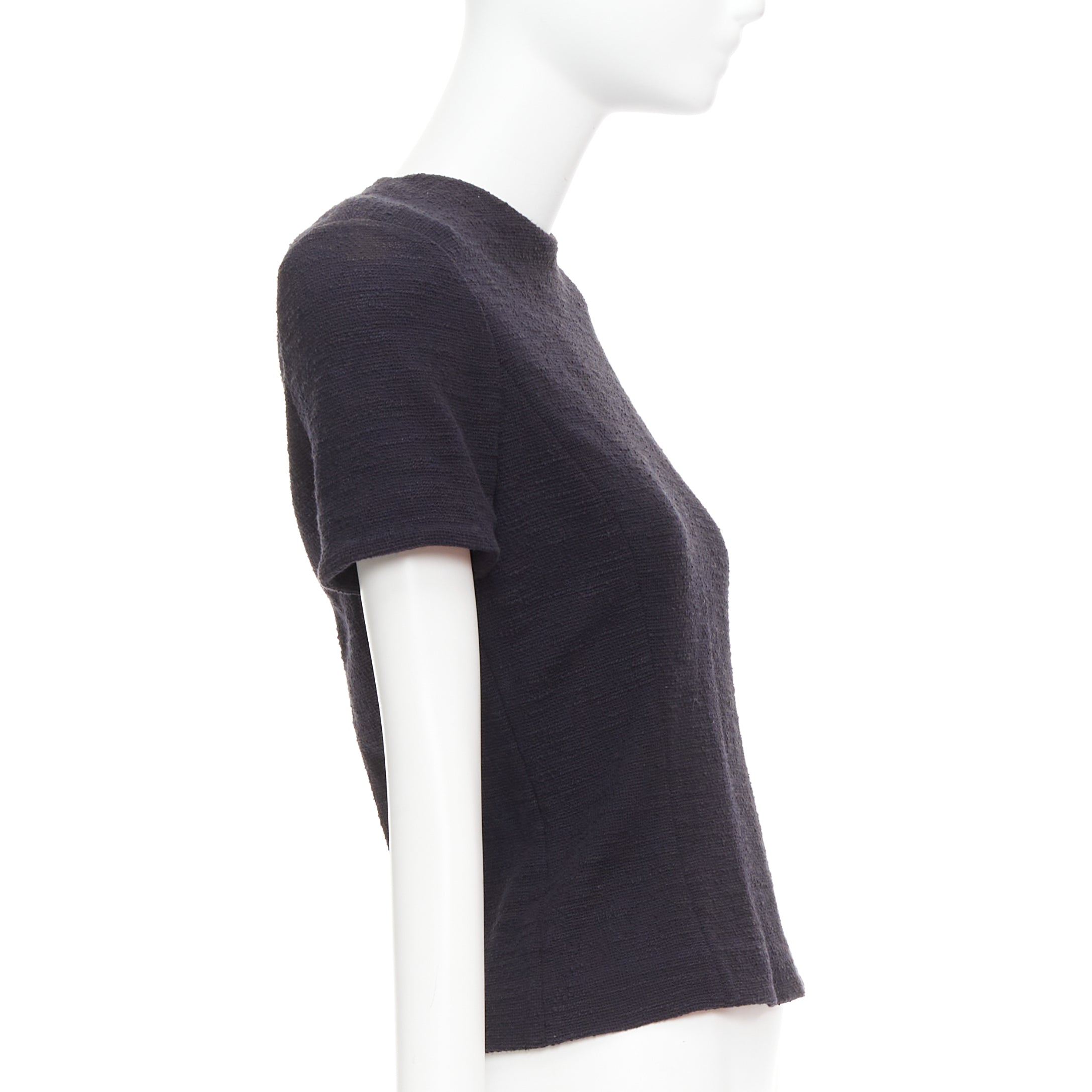 Balmain Tweed Gold Zip Top - 4