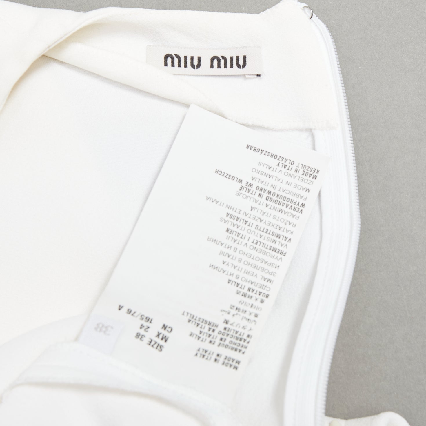 Miu Miu Peplum Sleeve Top - Image 10