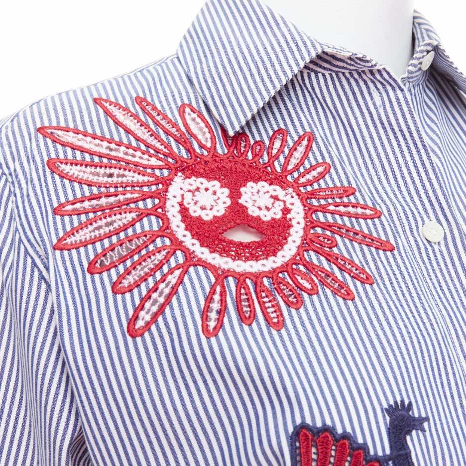 Celine Crochet Detail Shirt - Back view