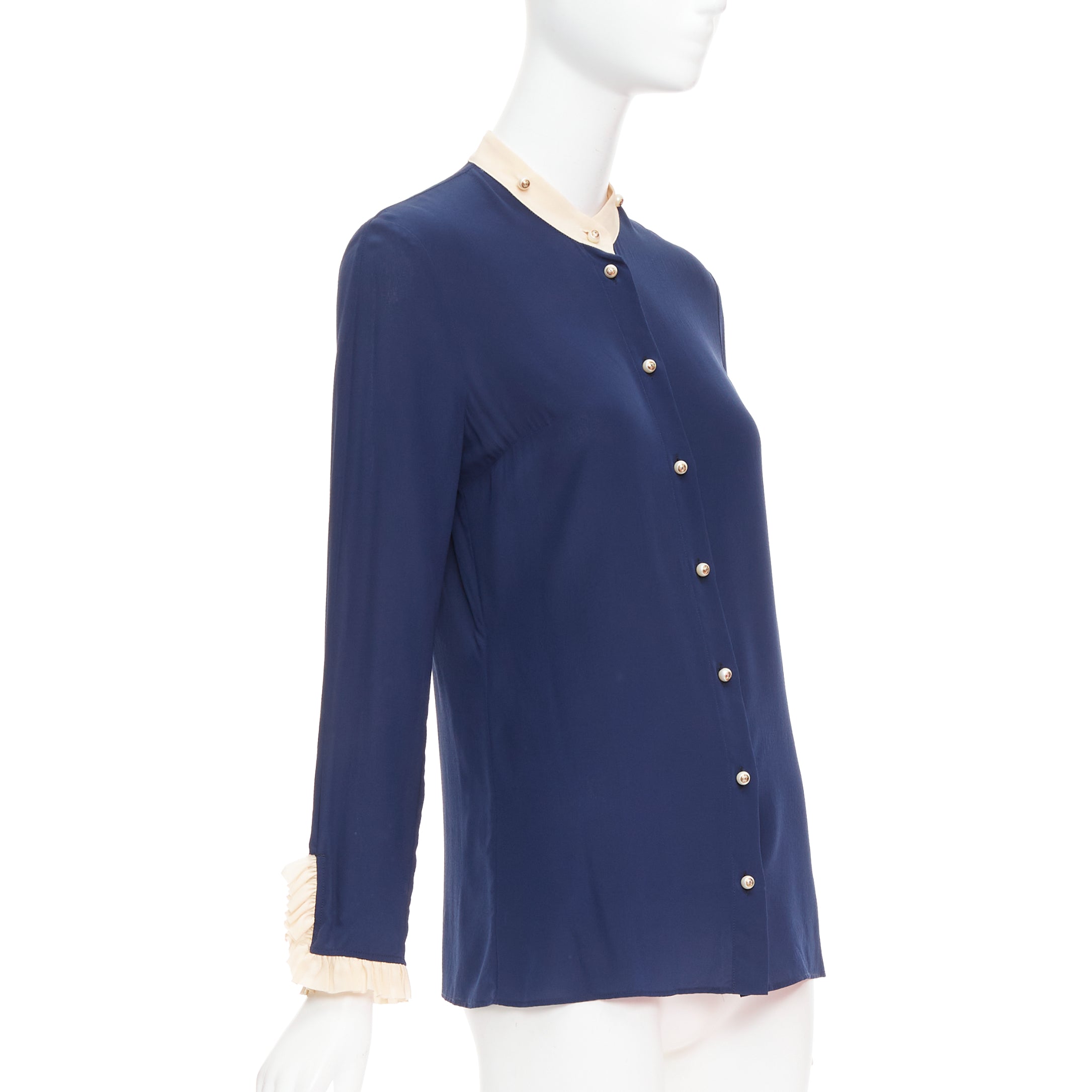 Gucci GG Pearl Blouse - Image 6