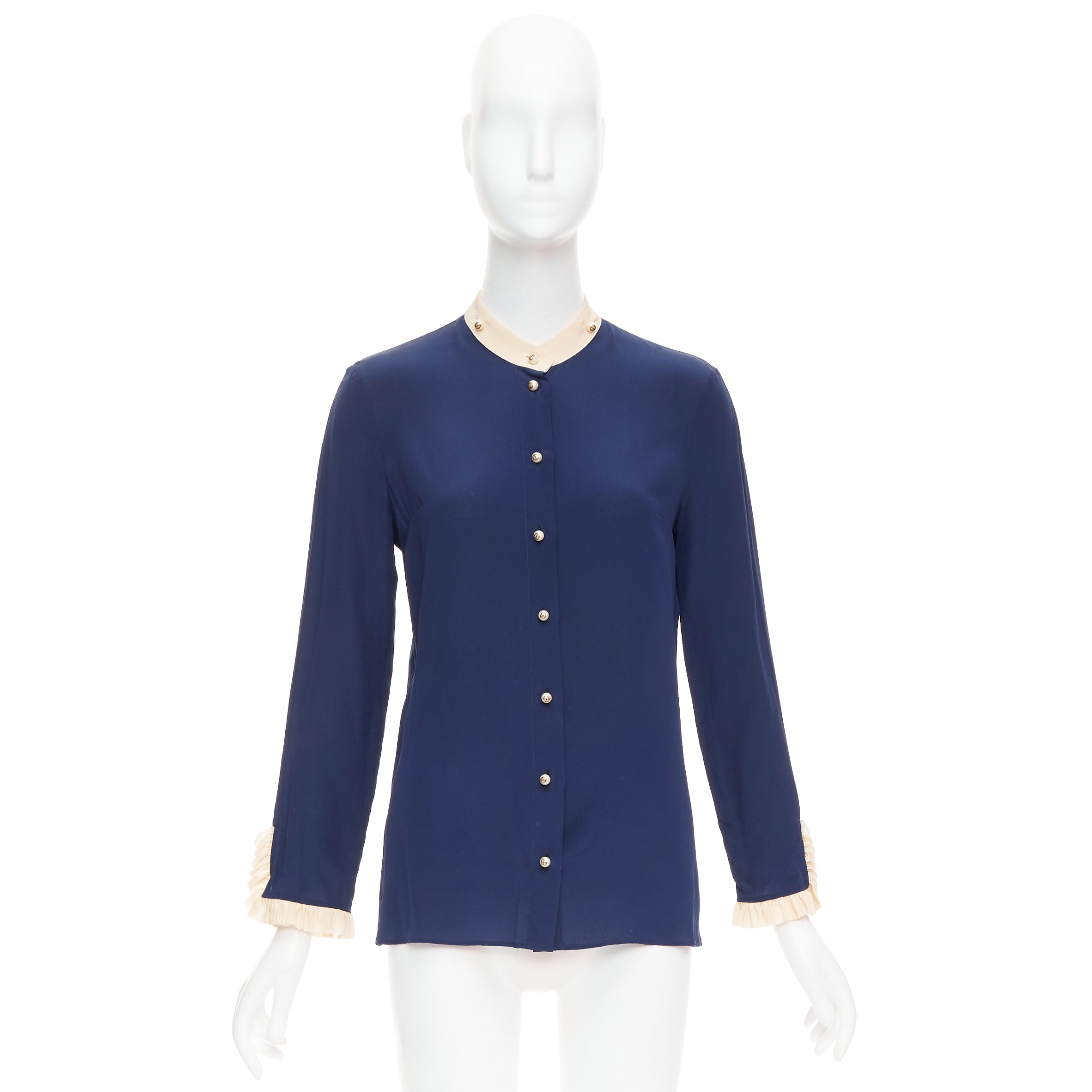 Gucci GG Pearl Blouse - Image 11