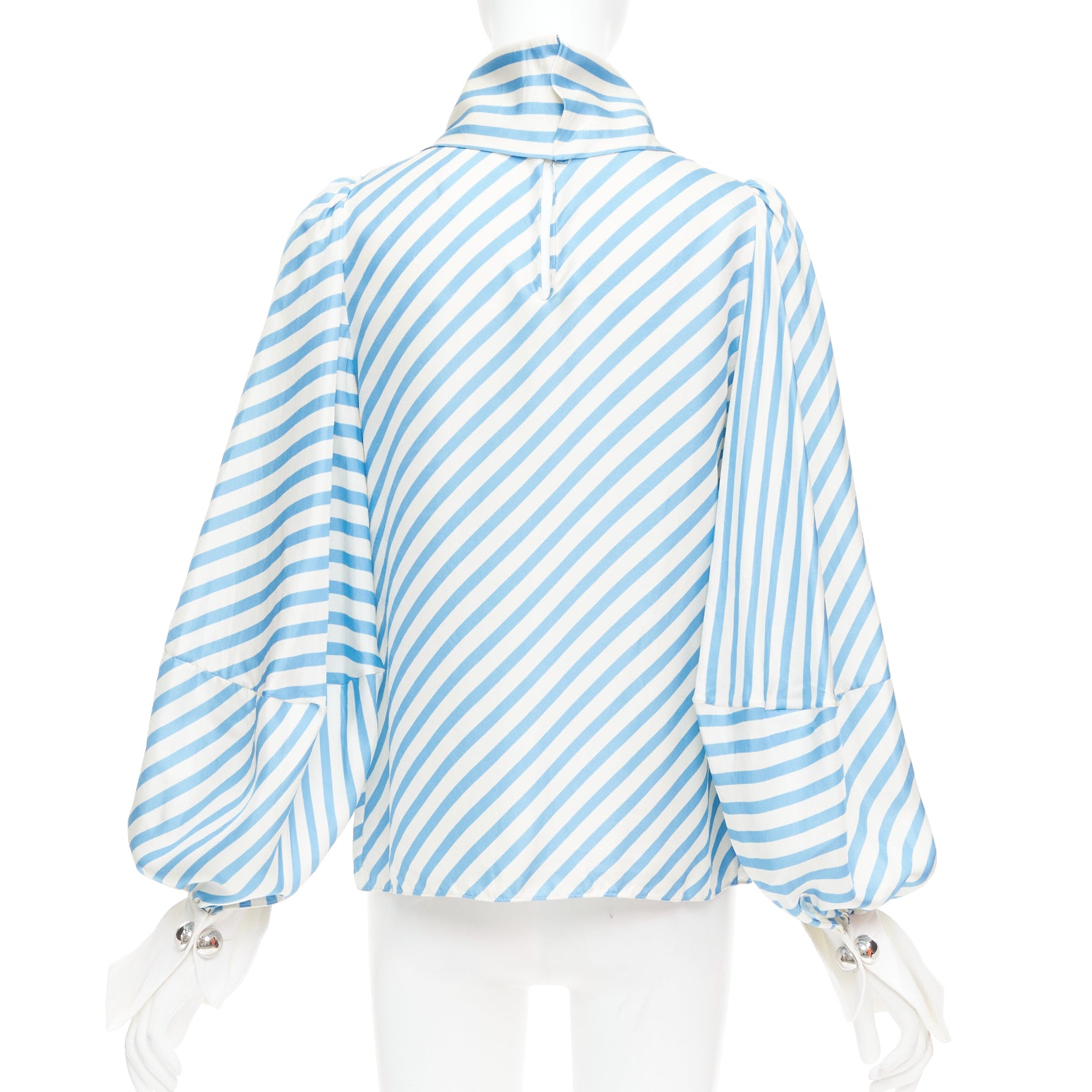 Monse Bias Puff Blouse - Side view