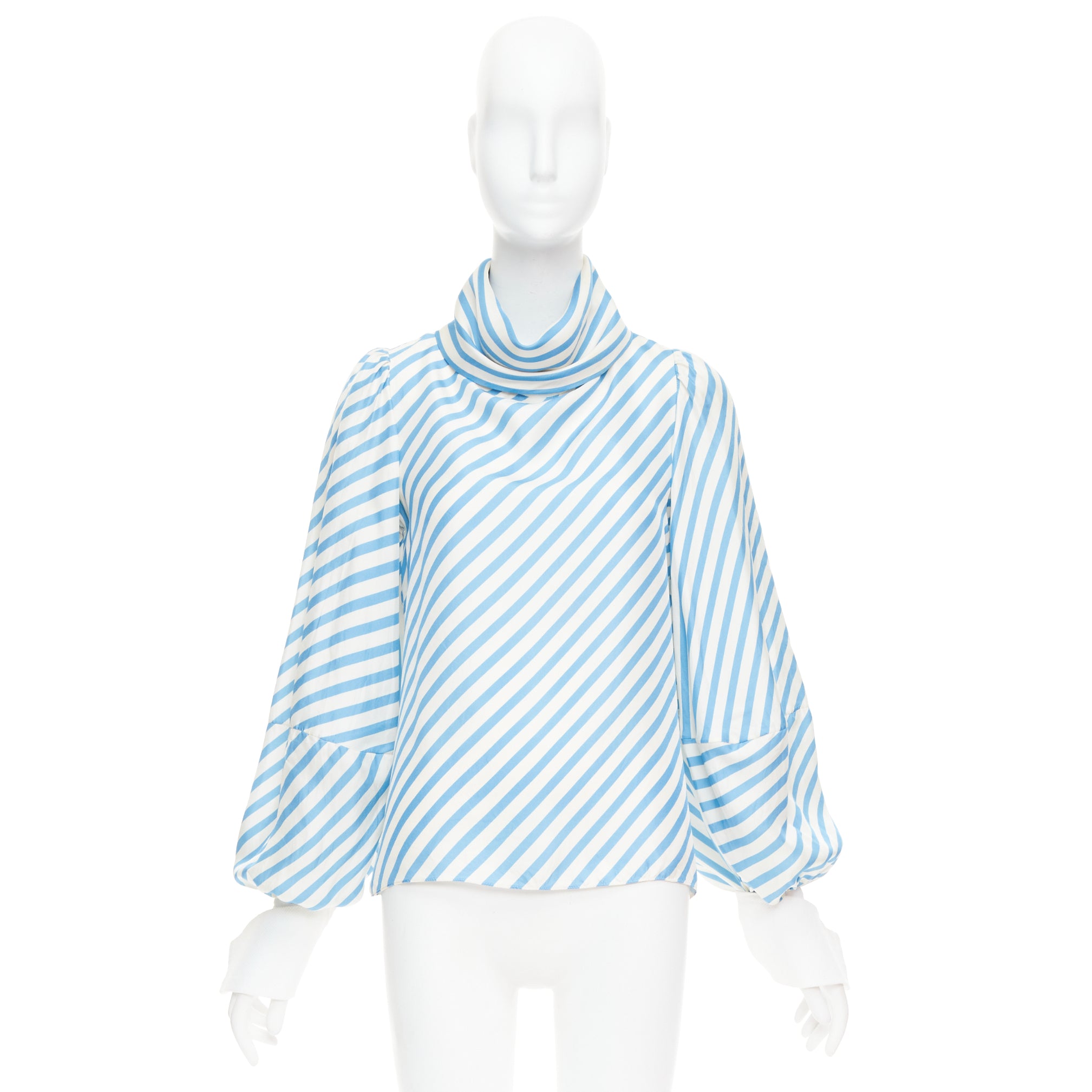 Monse Bias Puff Blouse - Image 11