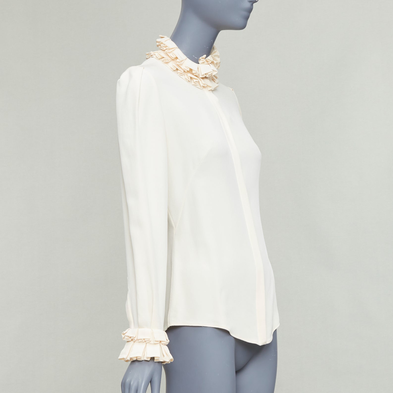 Alexander Mcqueen Victorian Darted Blouse - Image 6