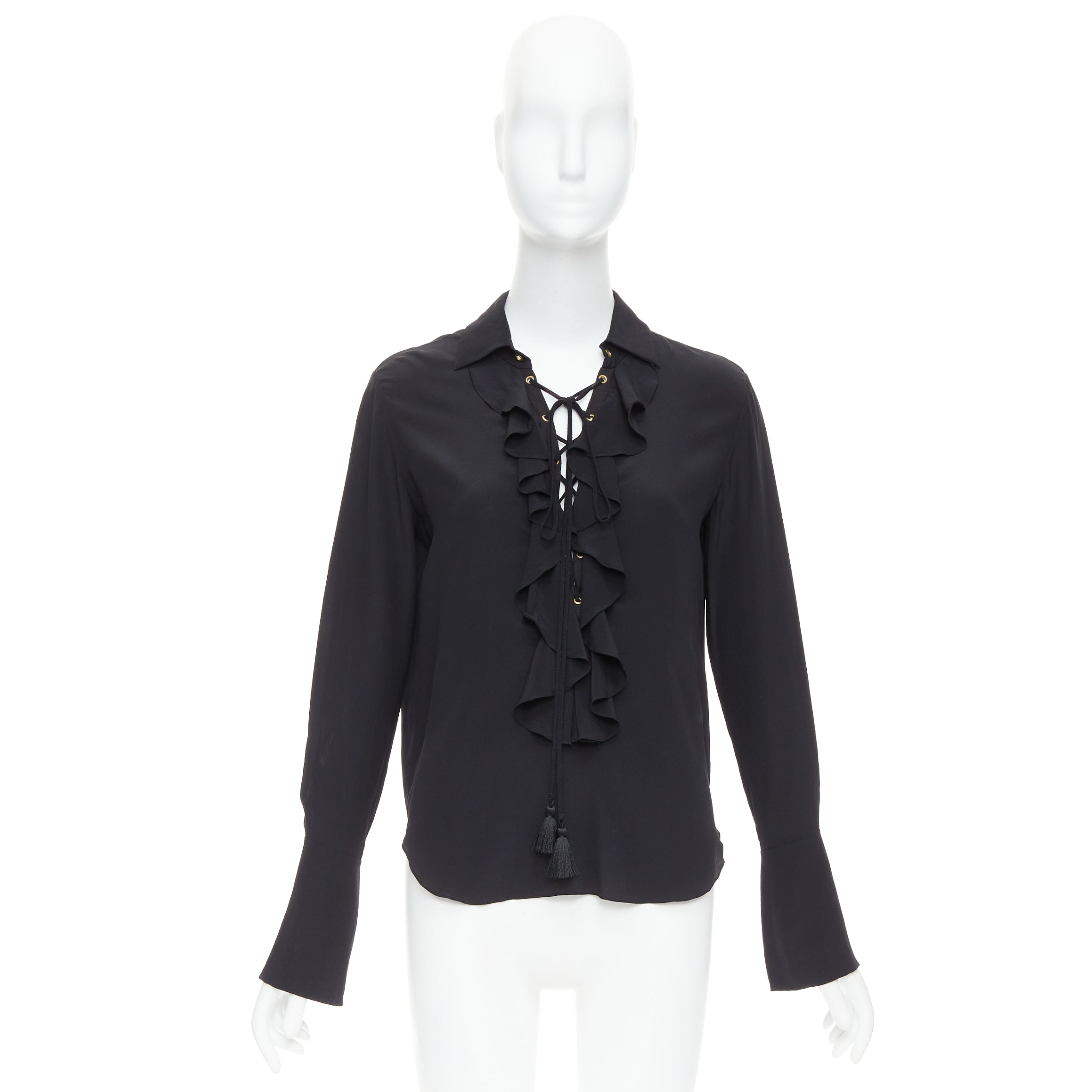 Chloe Ruffle Lace Blouse - Image 11