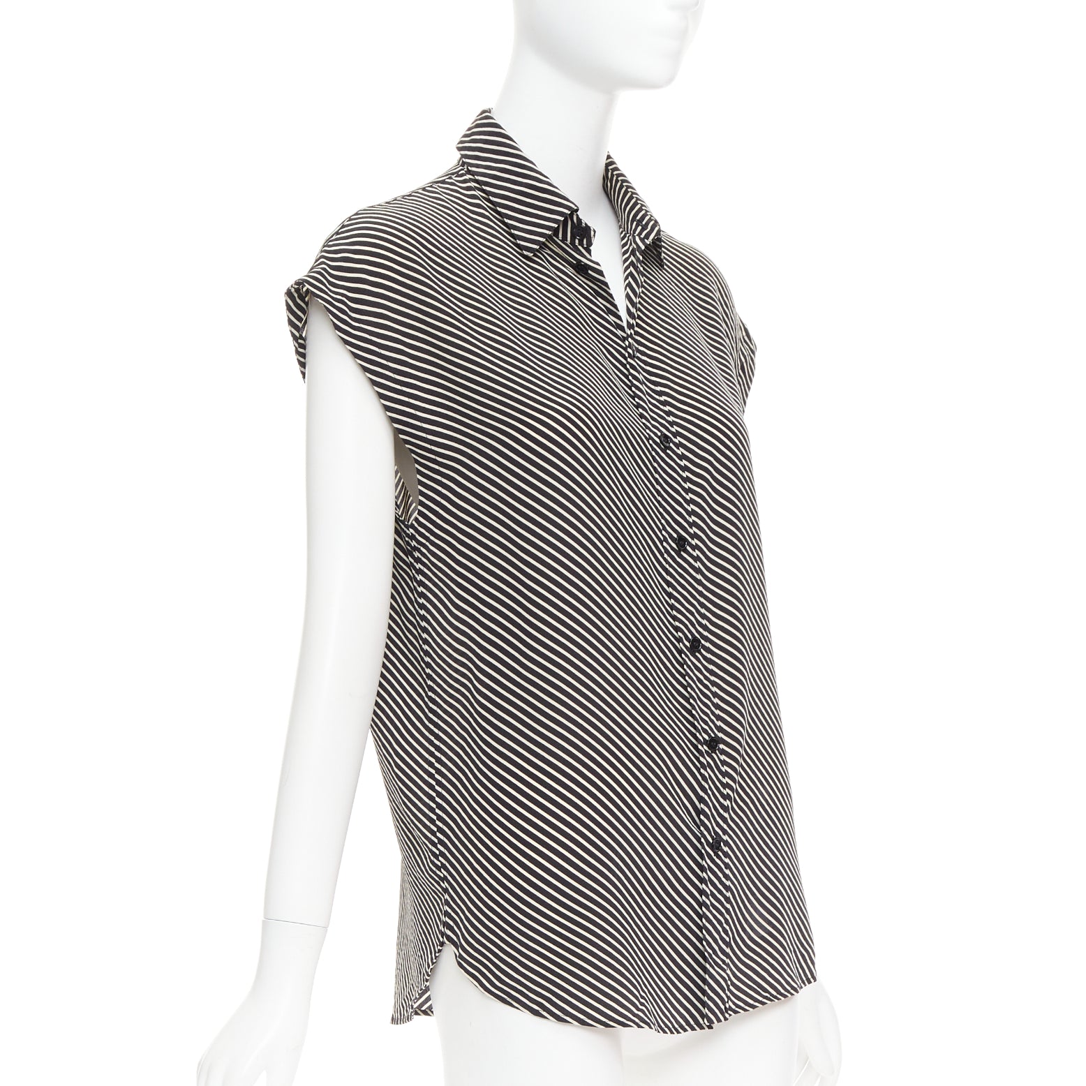 Saint Laurent Striped Sleeveless Top - Image 6