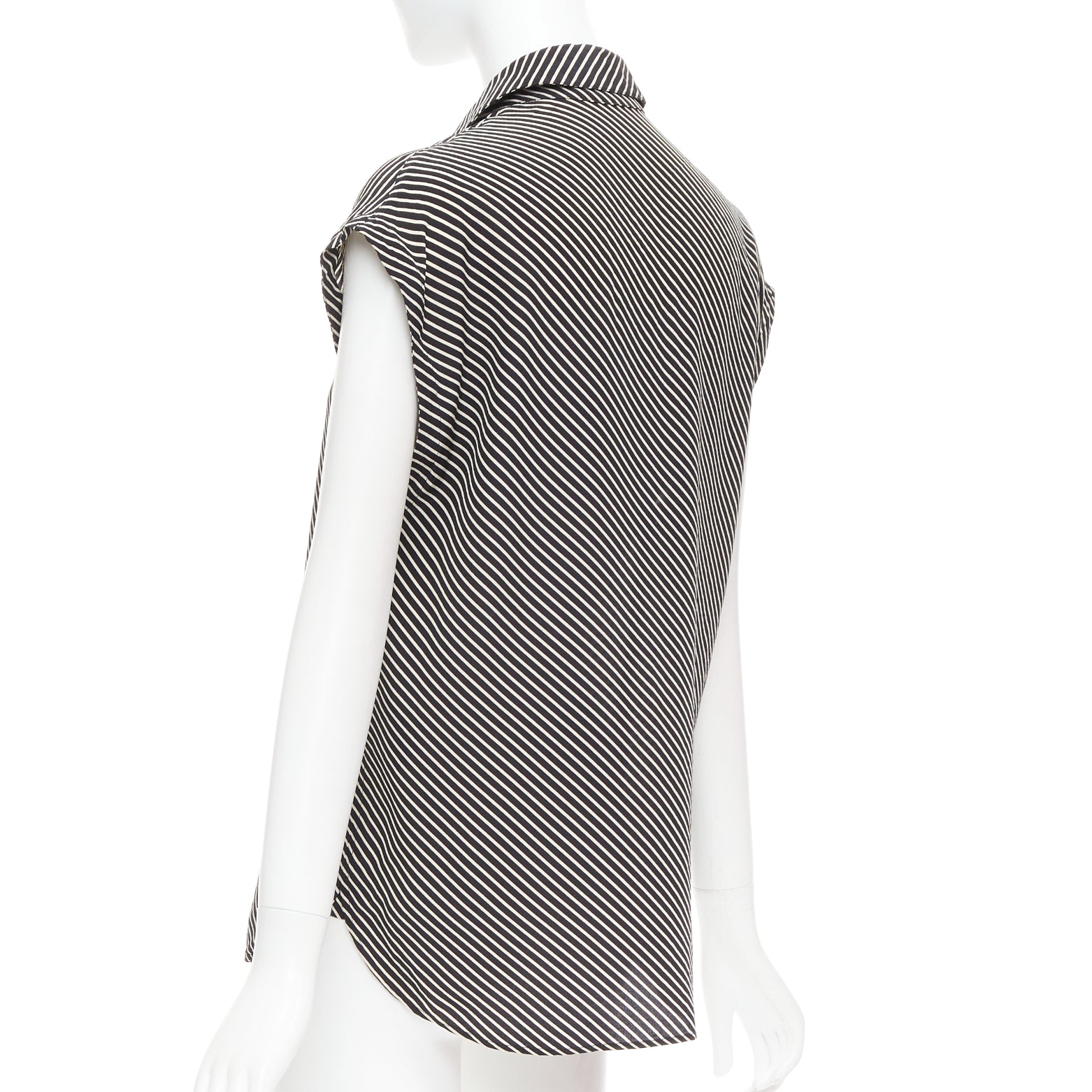 Saint Laurent Striped Sleeveless Top - Detail 1