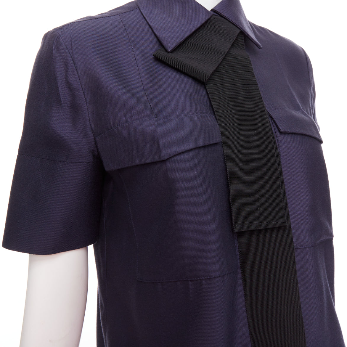 Victoria, Victoria Beckham Boxy Utility Shirt - Back view