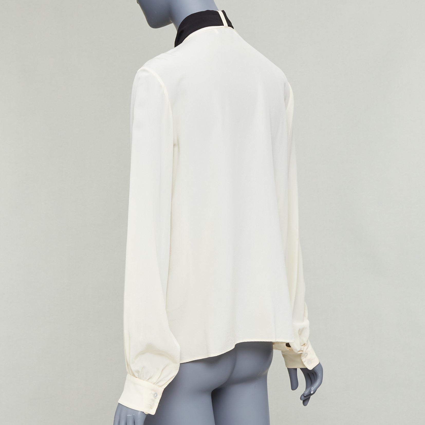 Lanvin Contrast Tie Blouse - Detail 1