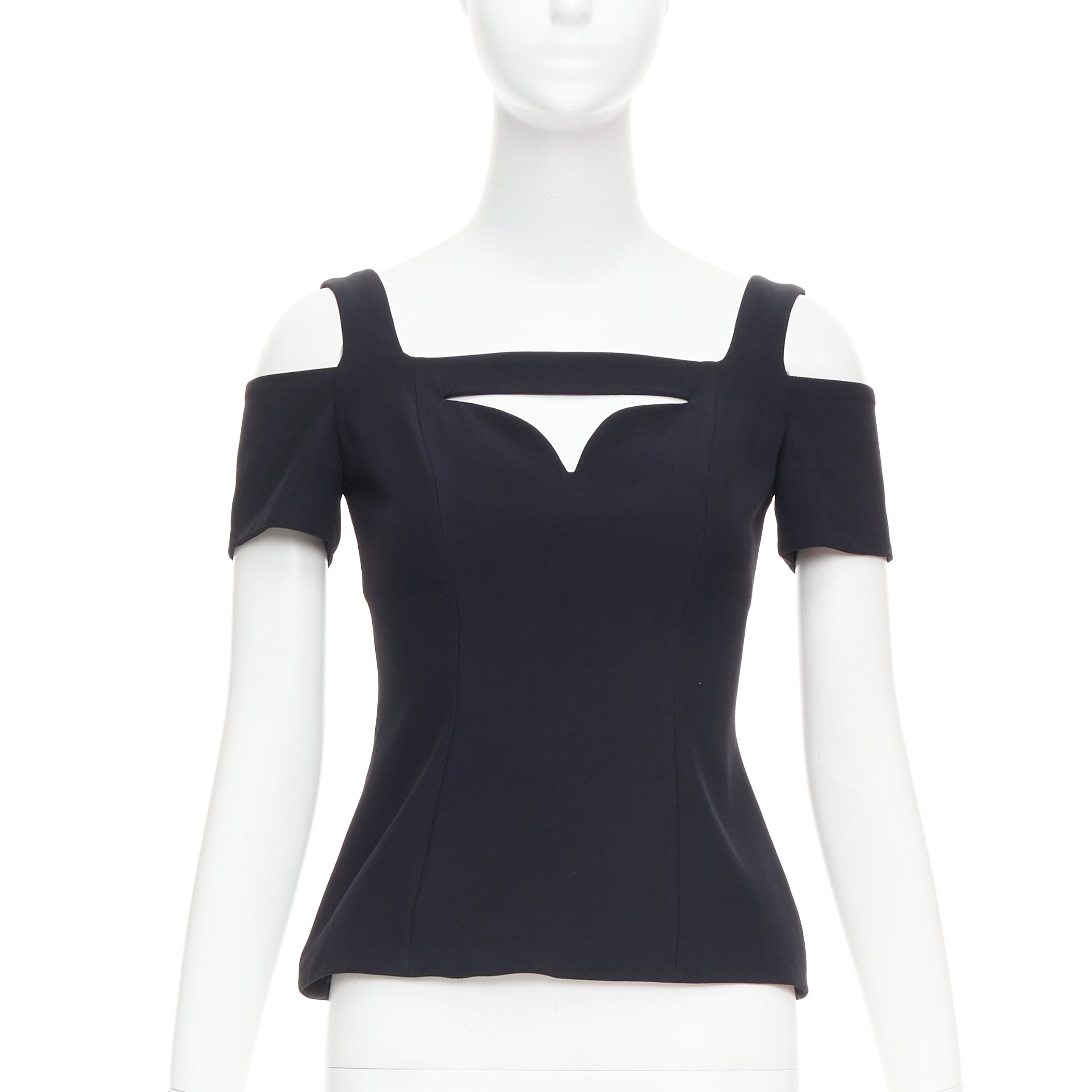 Alexander Mcqueen Cold Shoulder Top