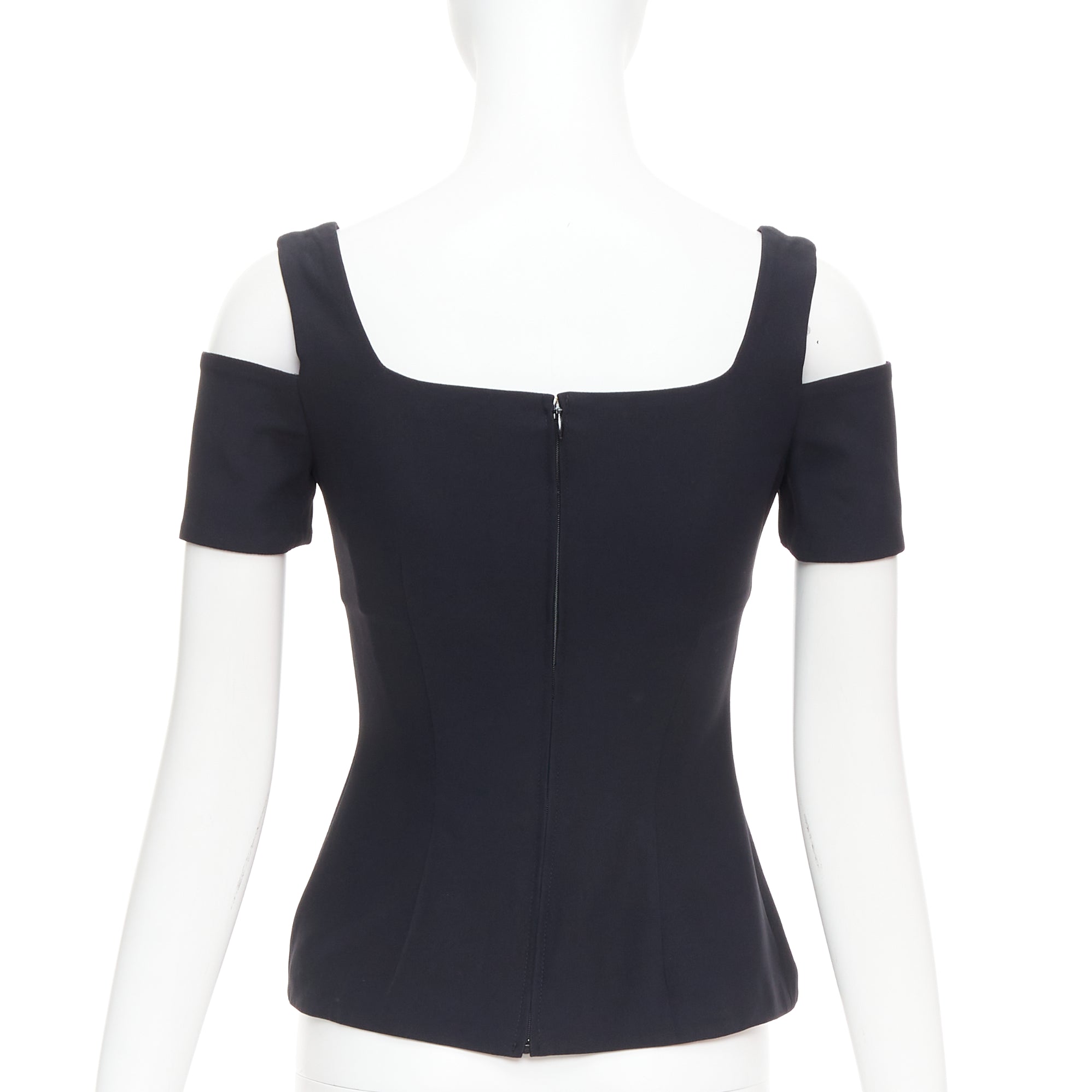 Alexander Mcqueen Cold Shoulder Top - Side view