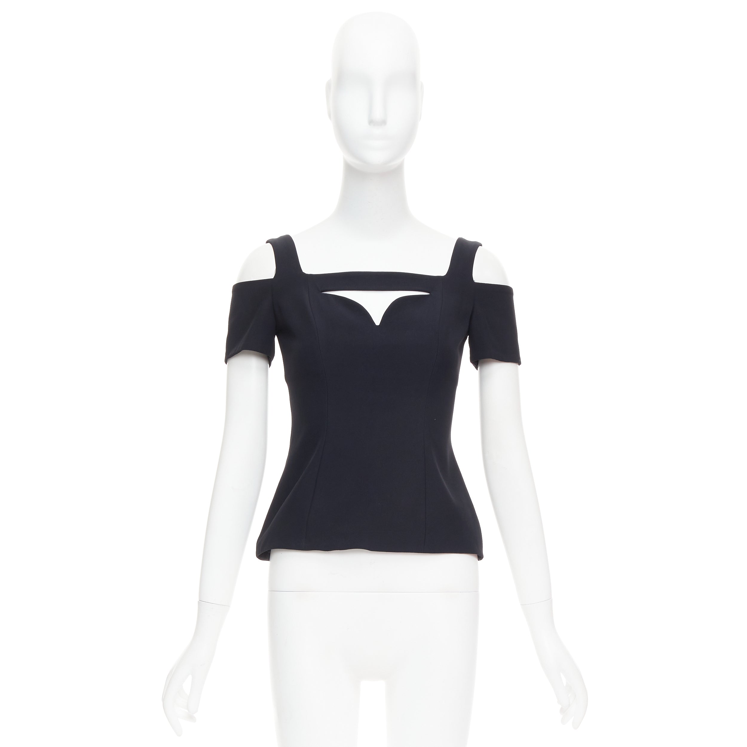 Alexander Mcqueen Cold Shoulder Top - Image 11