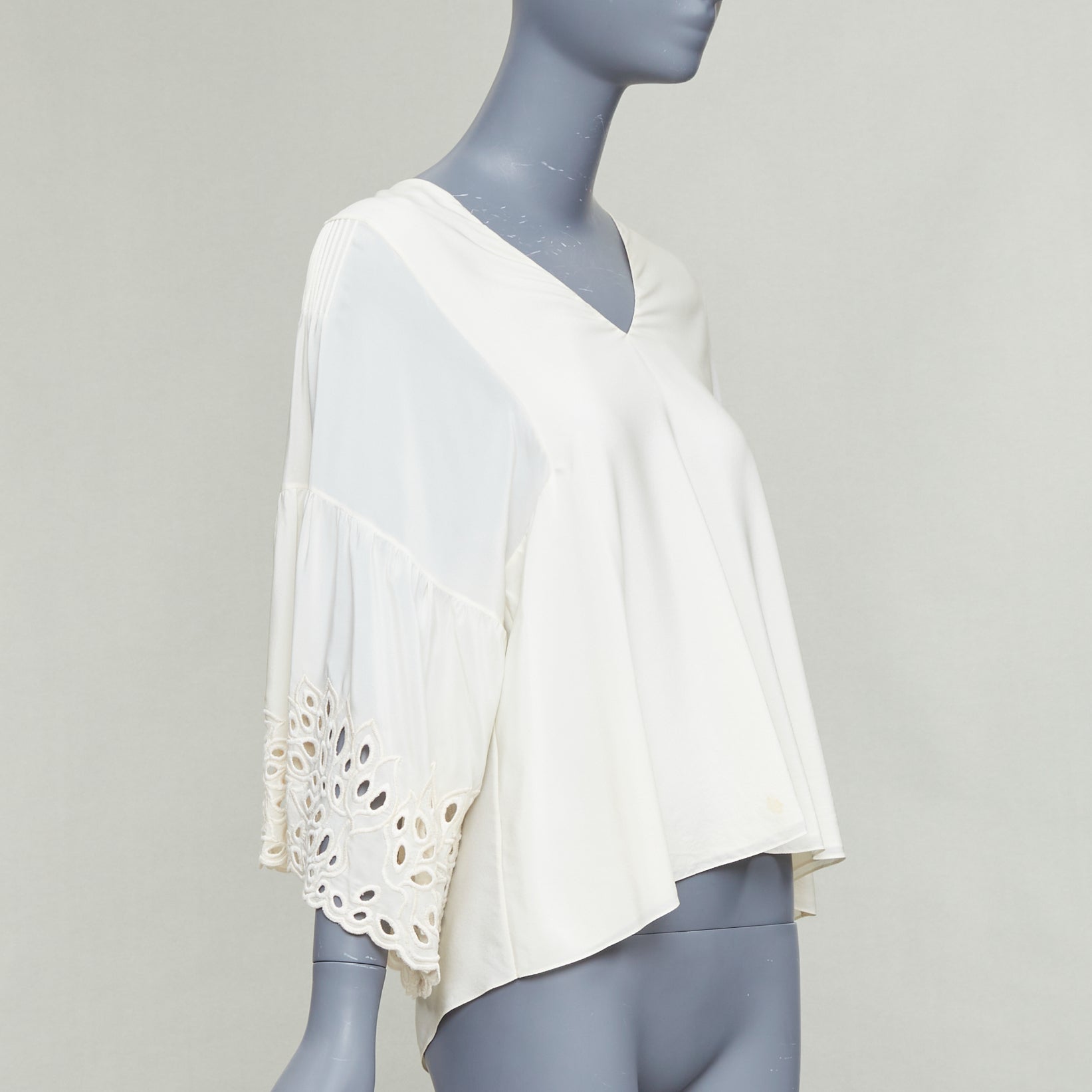 Chloe Eyelet Trim Blouse - Image 6