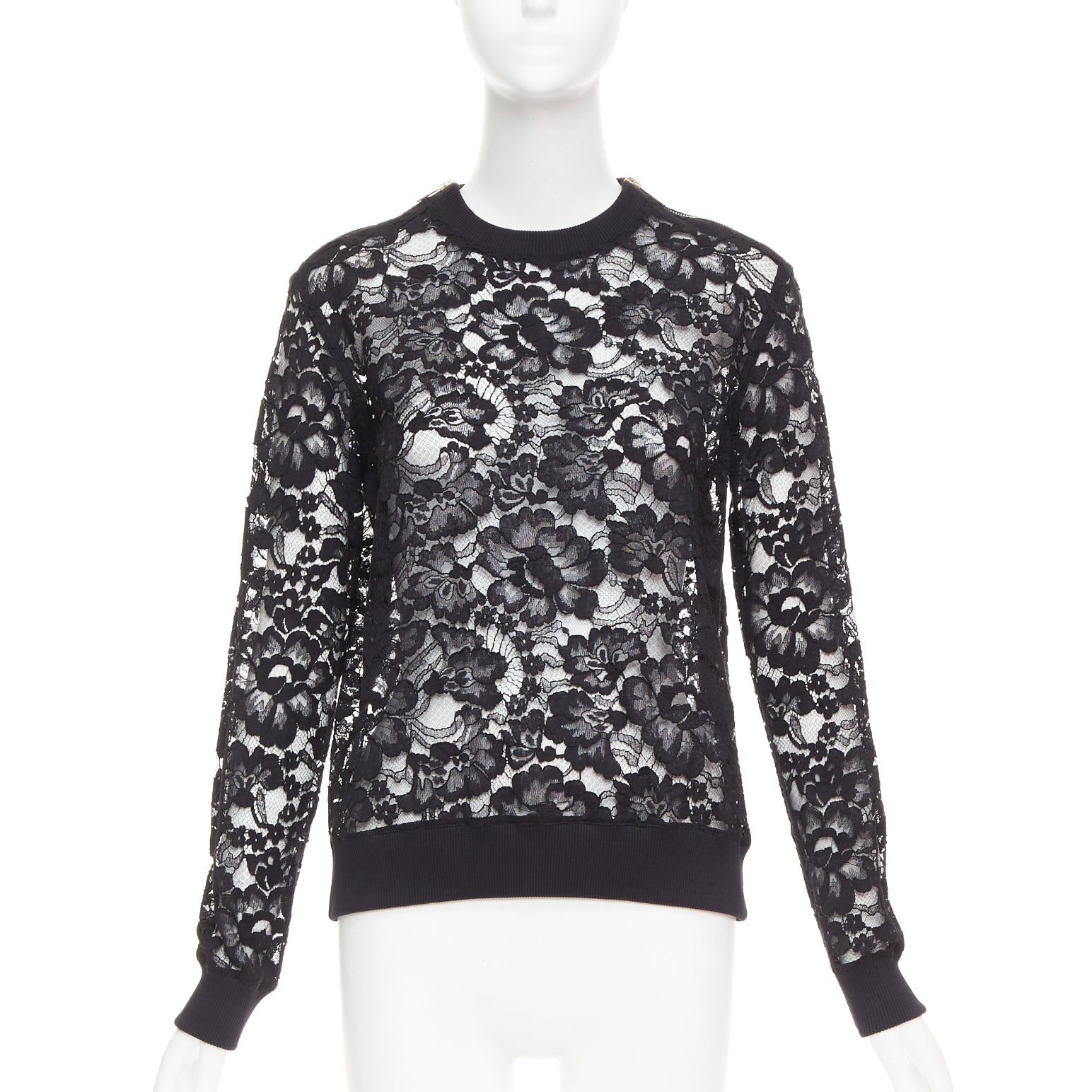 Givenchy Lace Zip Pullover