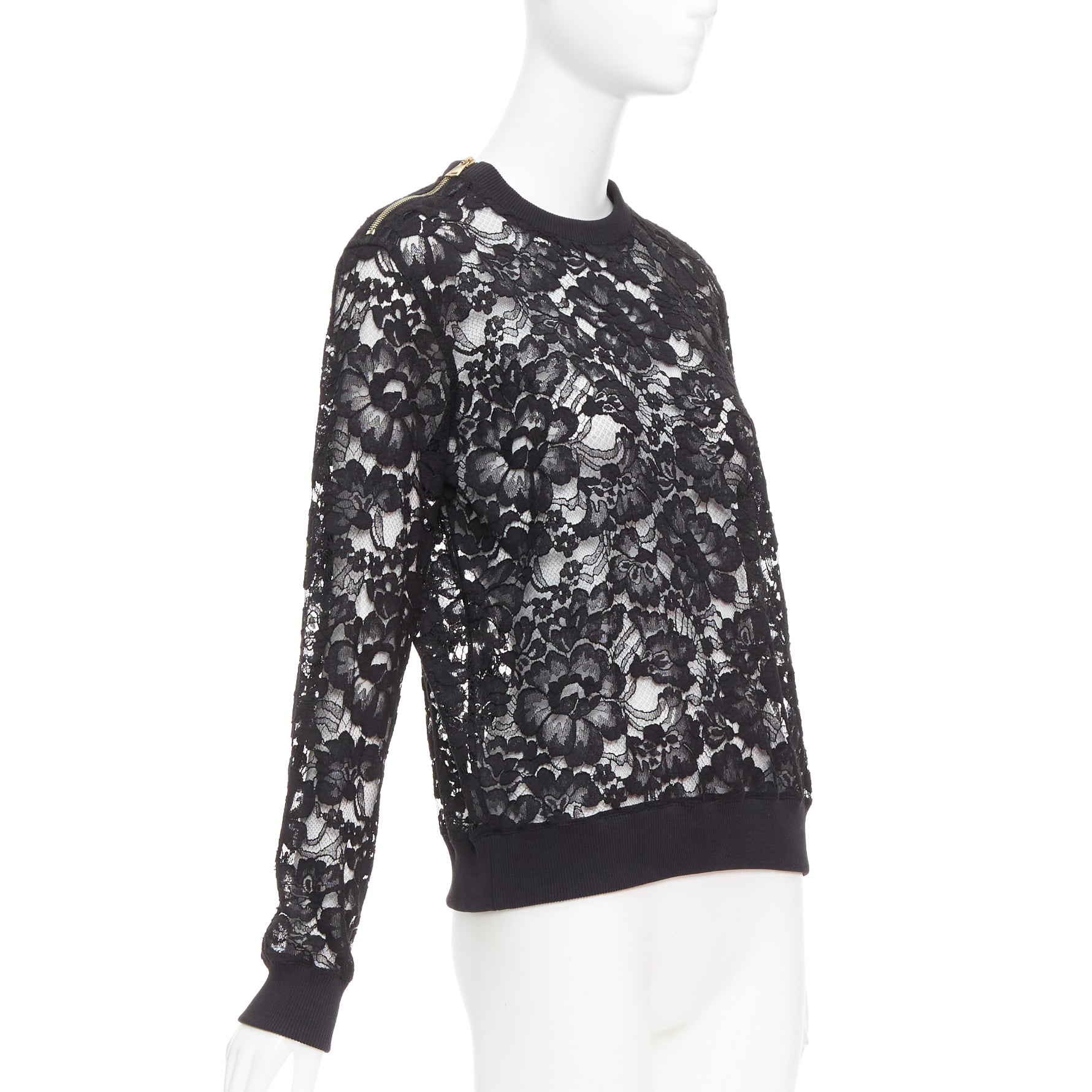 Givenchy Lace Zip Pullover - Image 6