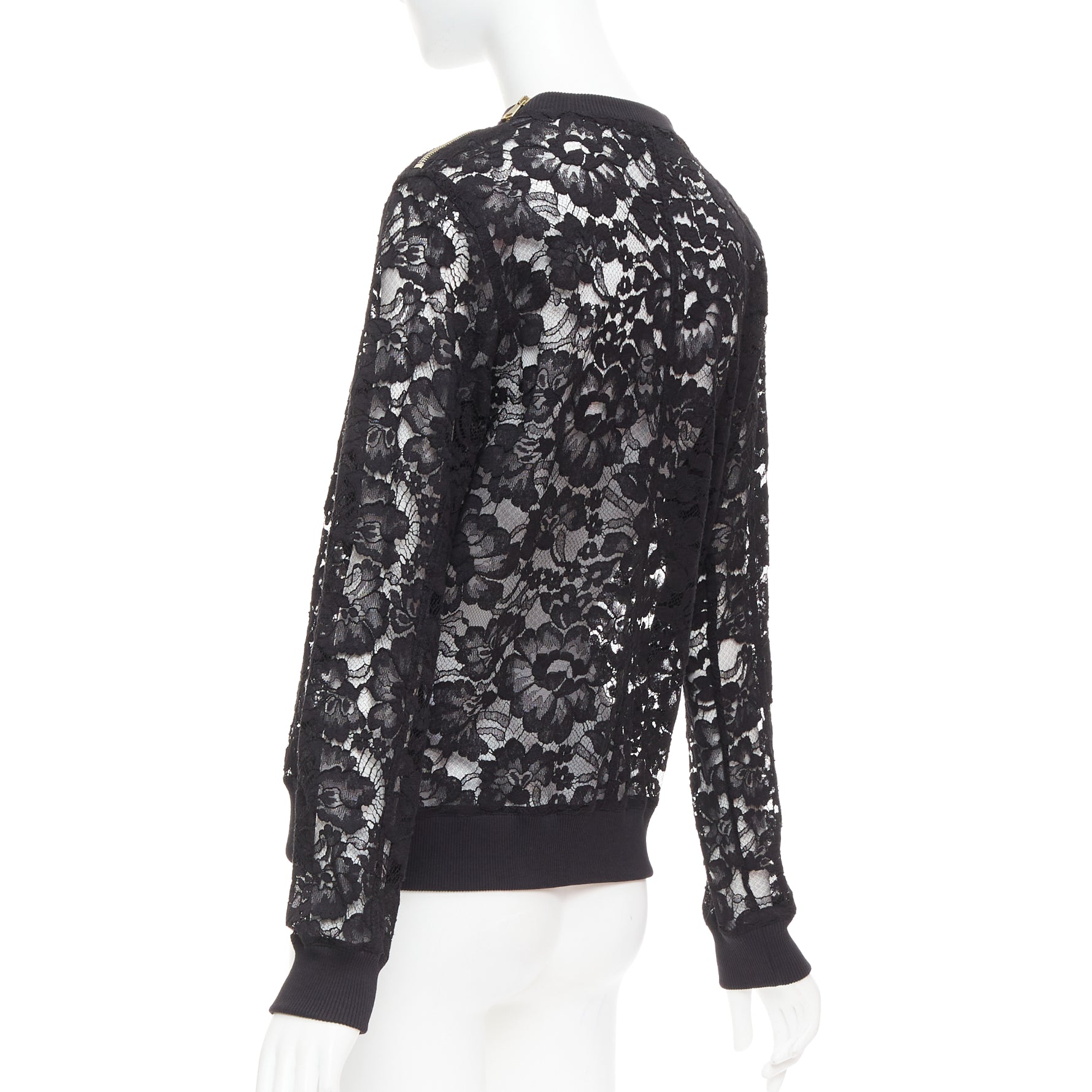 Givenchy Lace Zip Pullover - Detail 1
