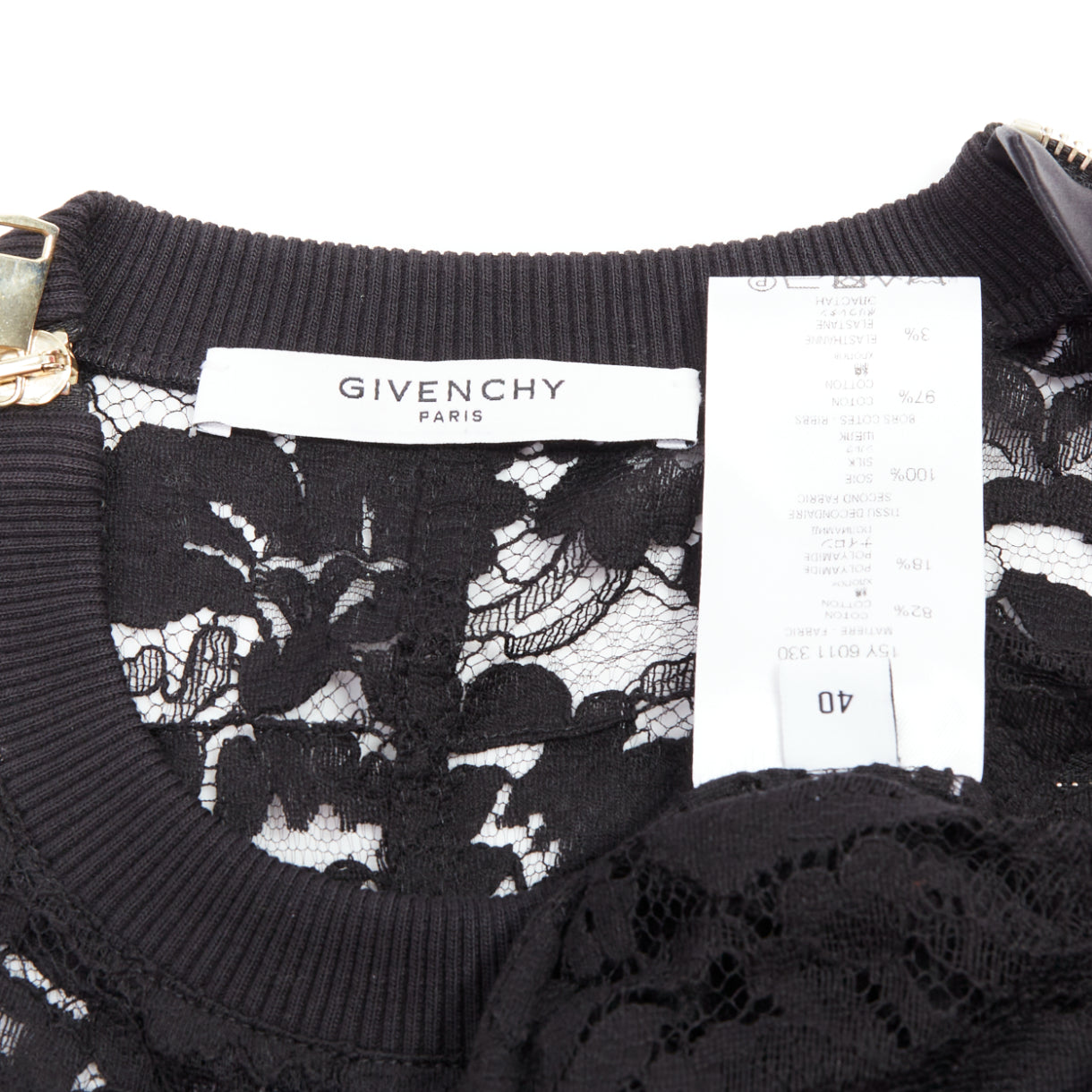 Givenchy Lace Zip Pullover - Image 10