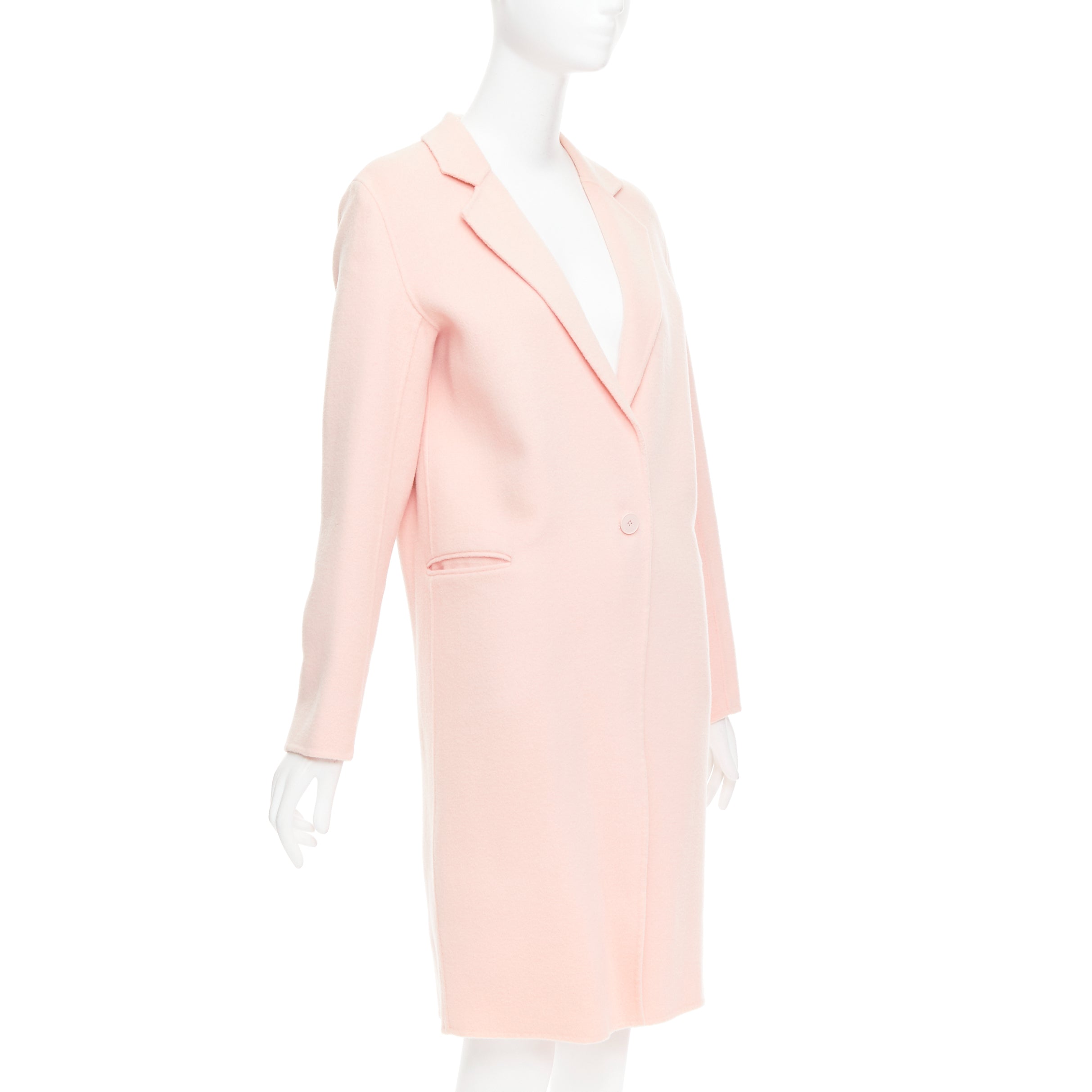 Sandro Pink Notched Collar Coat - Image 6