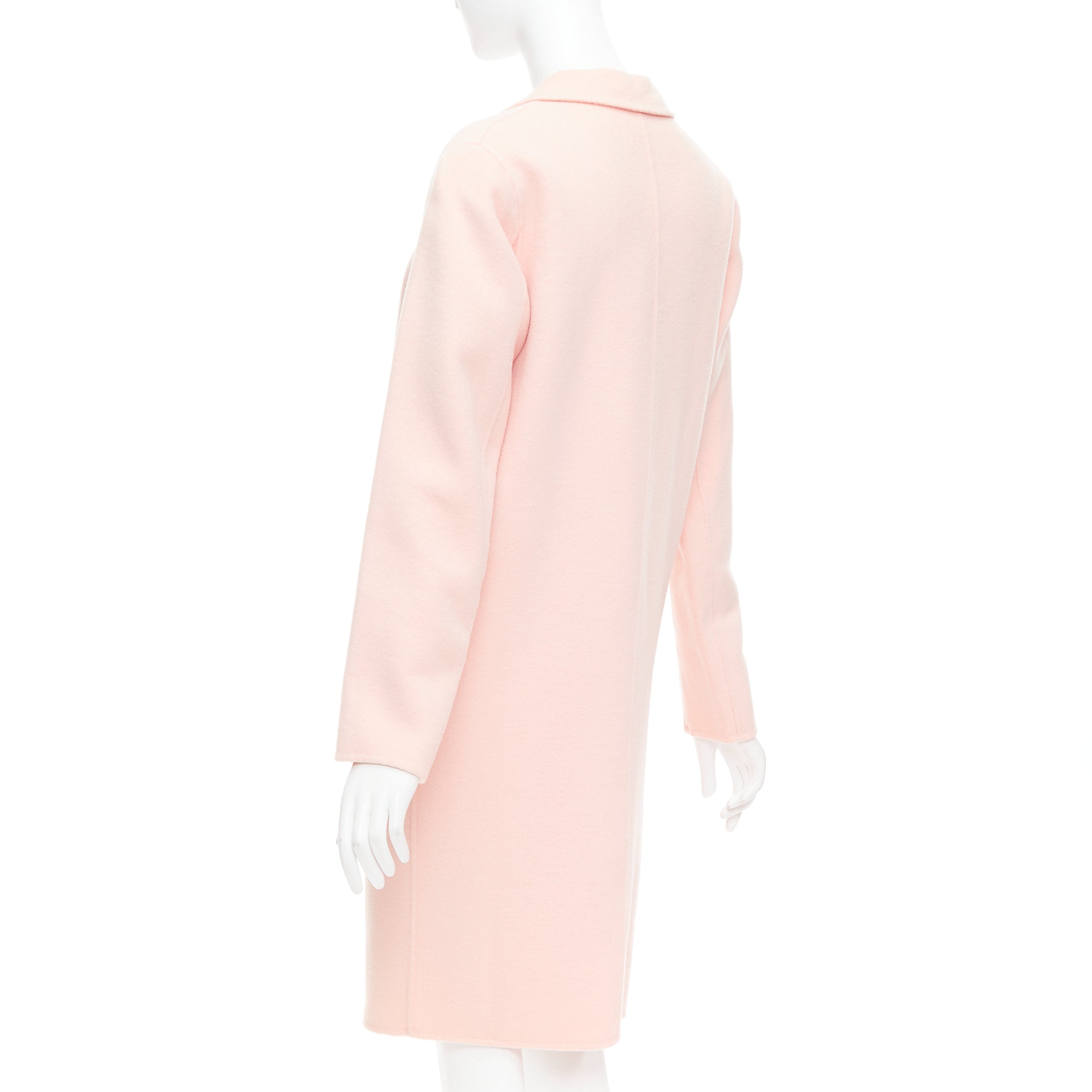 Sandro Pink Notched Collar Coat - Detail 1