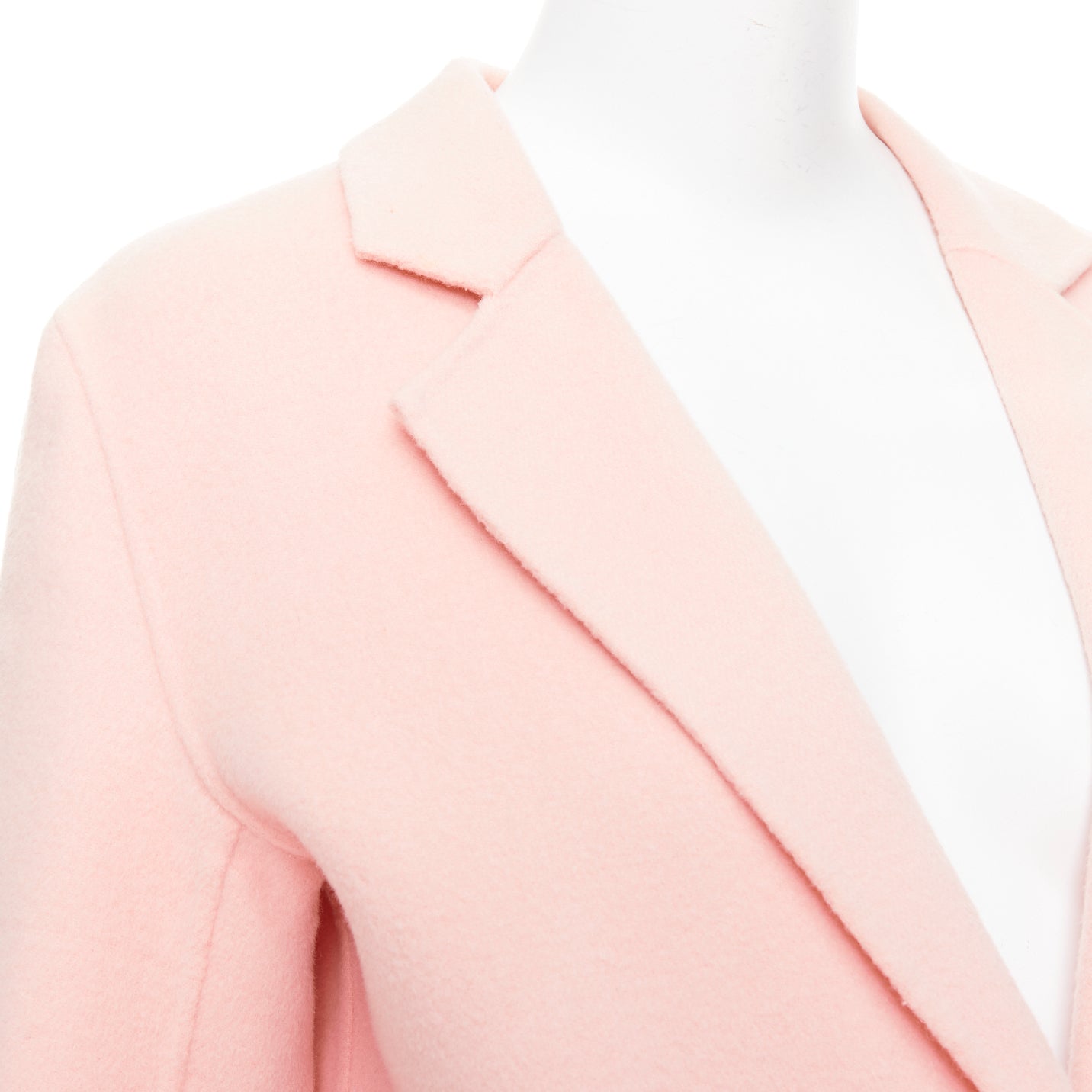 Sandro Pink Notched Collar Coat - Image 10