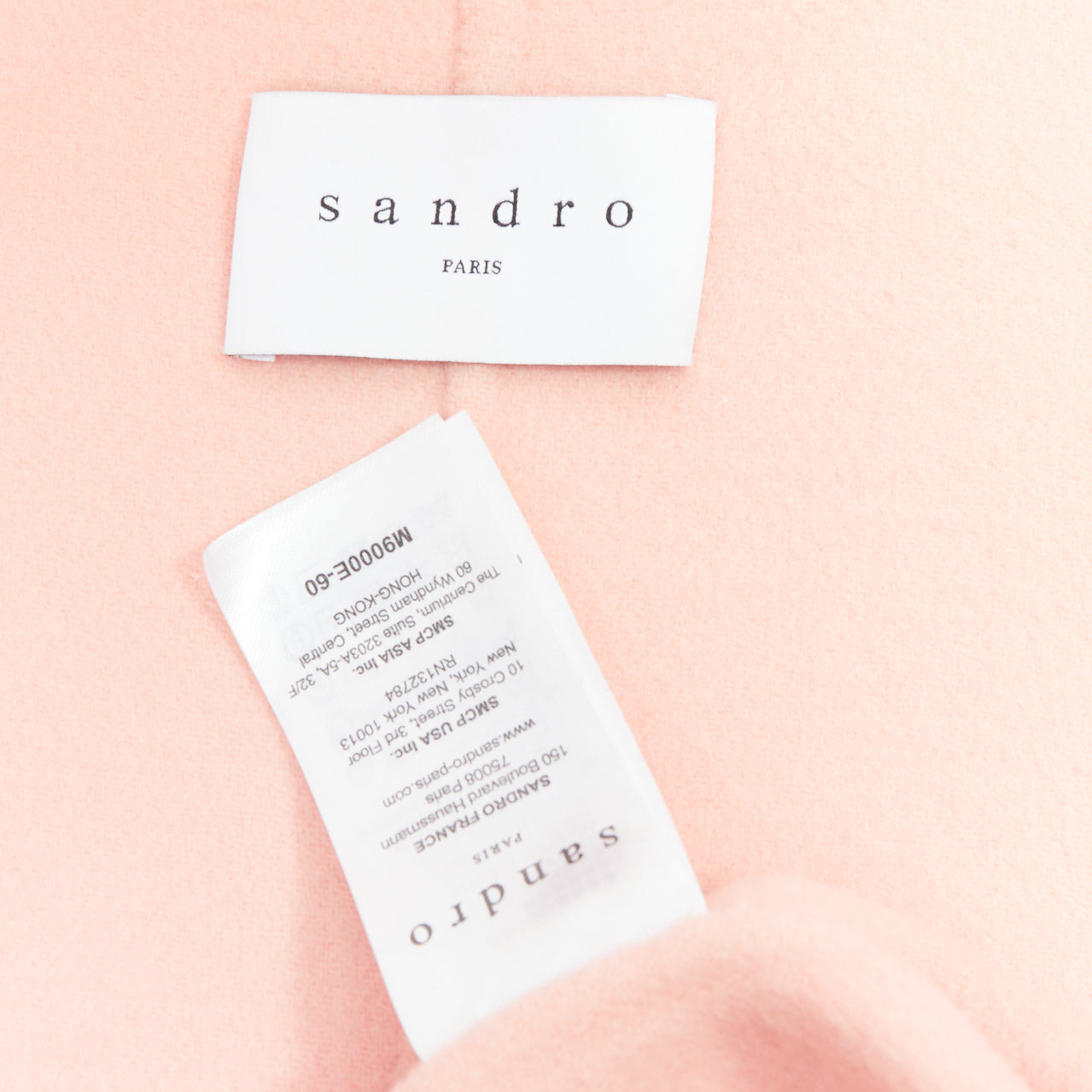 Sandro Pink Notched Collar Coat - Image 11