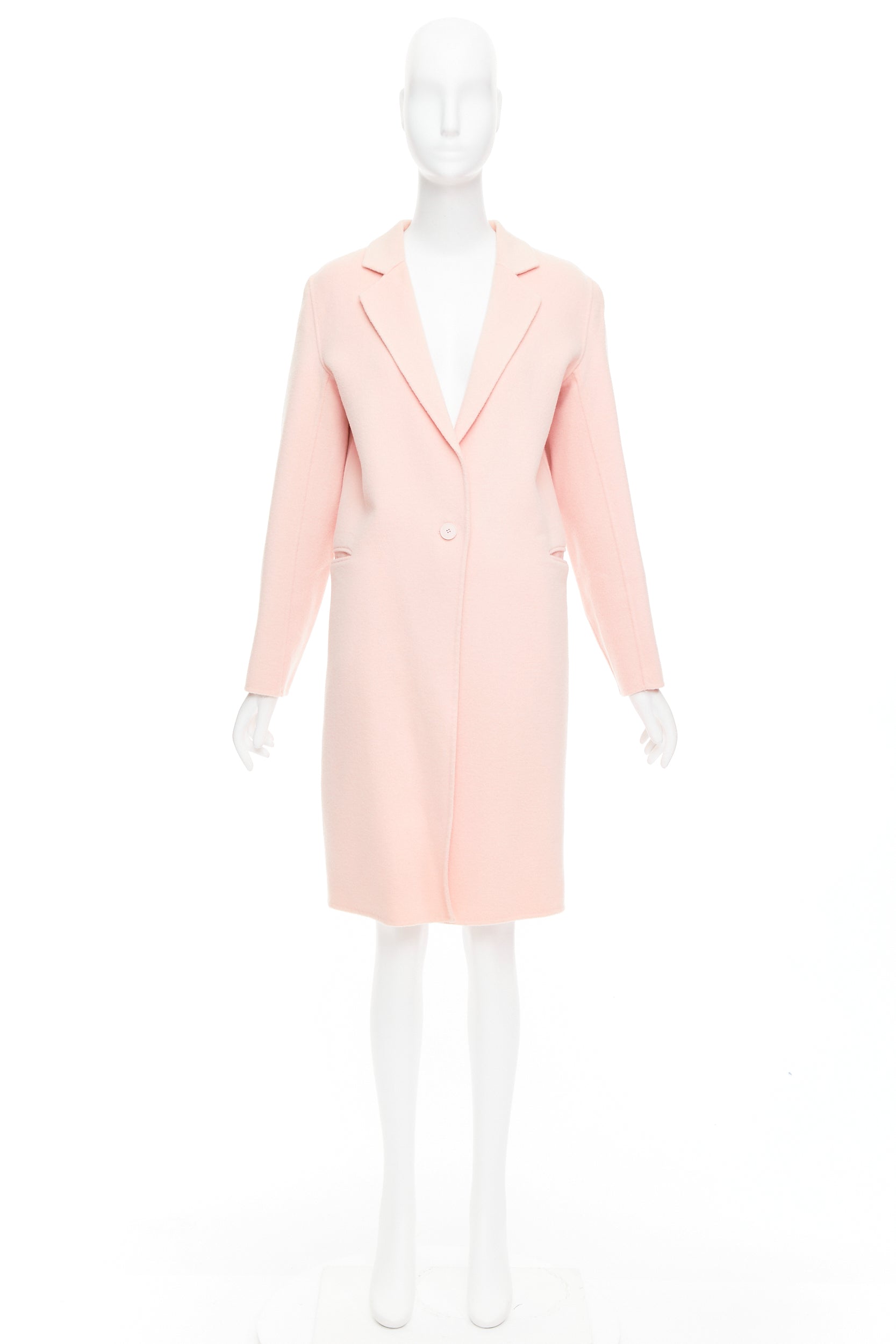 Sandro Pink Notched Collar Coat - Image 12