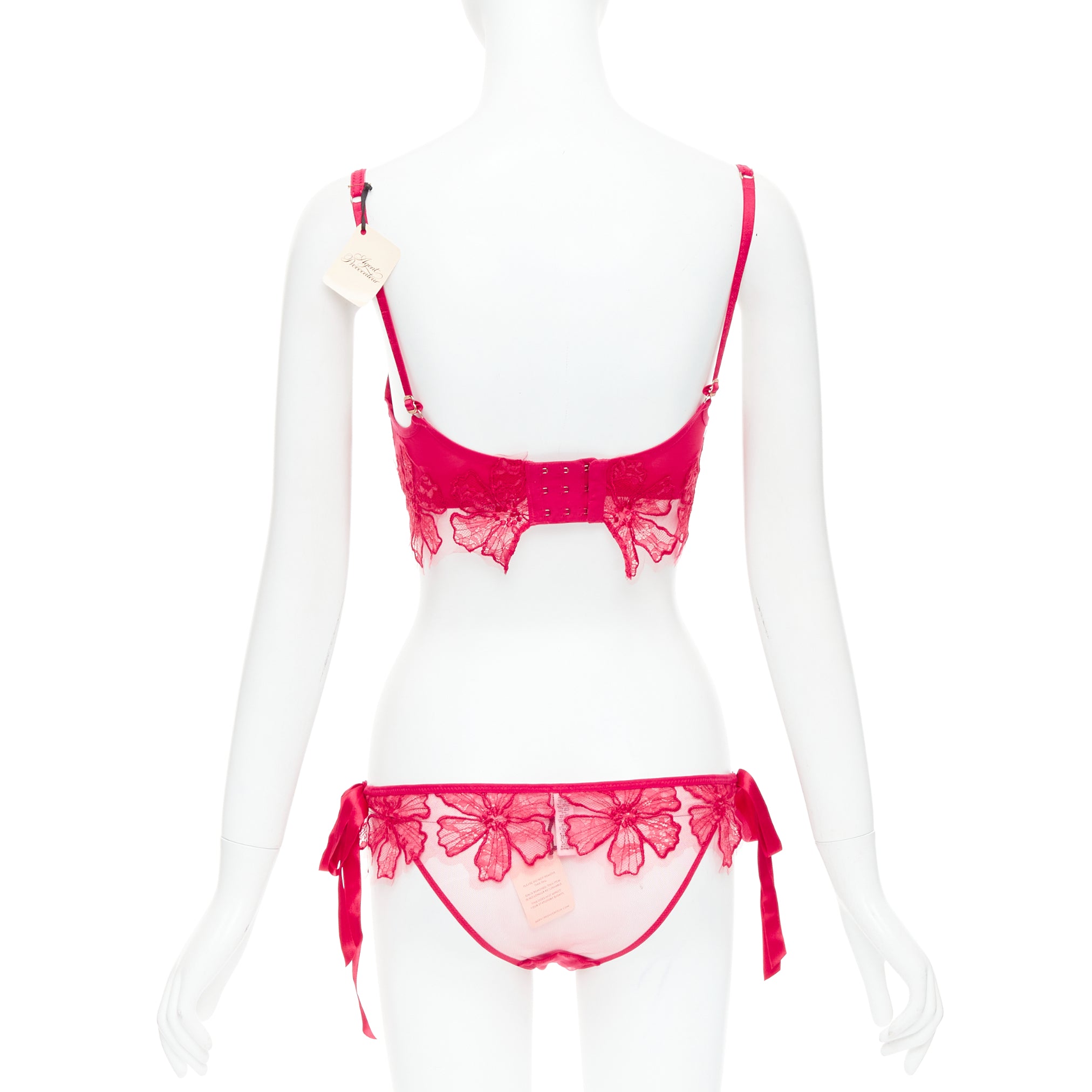 Agent Provocateur Floral Lace Lingerie - Side view
