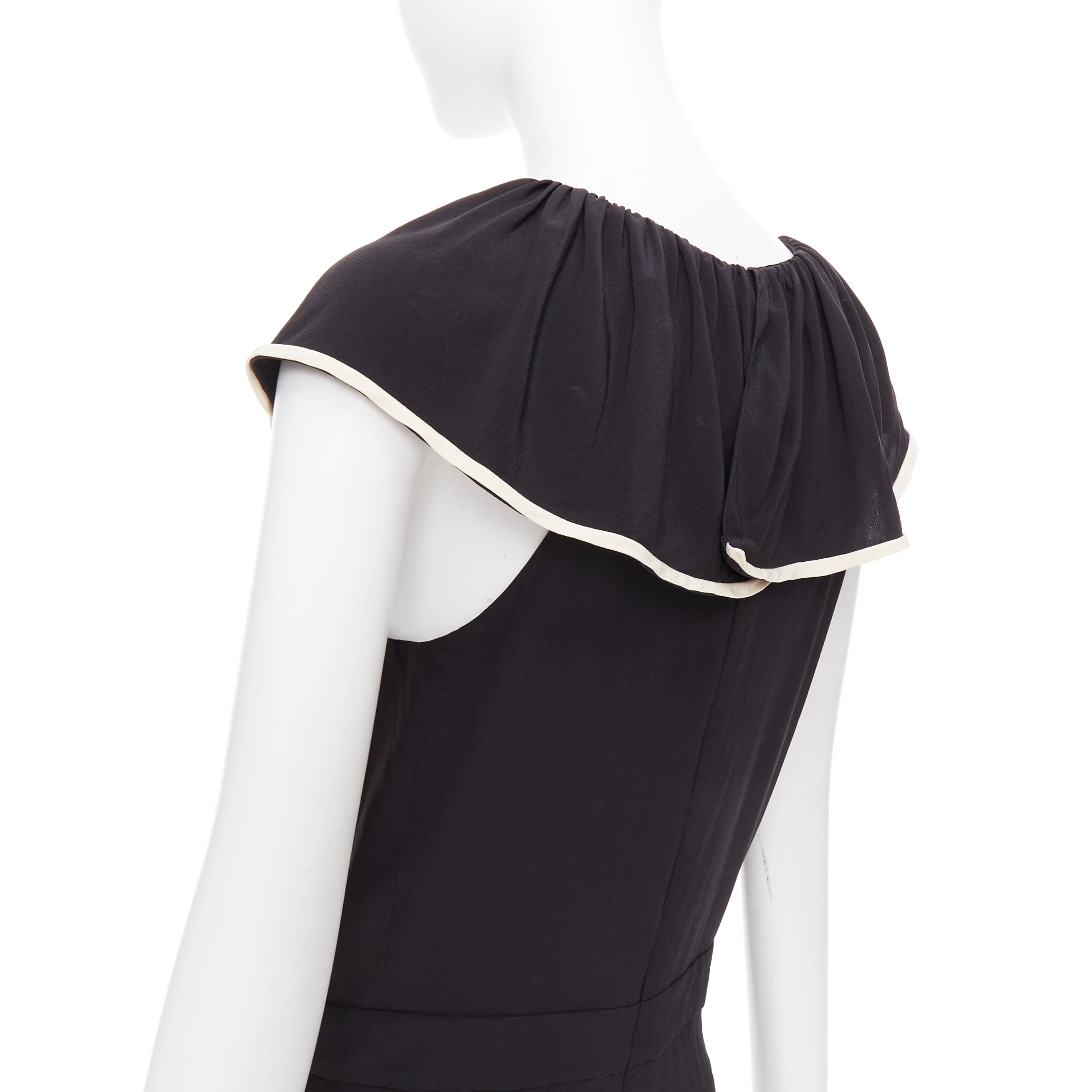 Chloe Silk Ruffle Jumpsuit - Detail 2