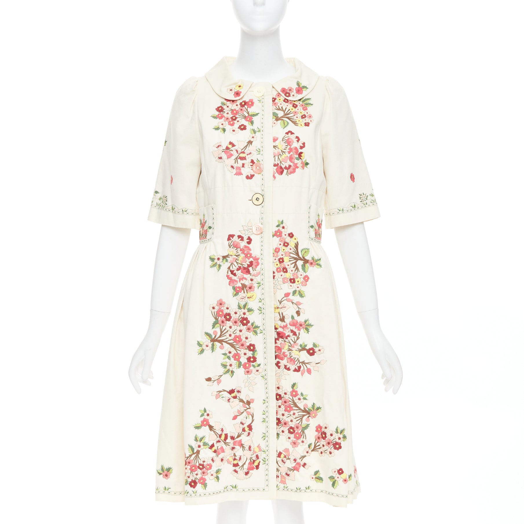 Kenzo Floral Coat Dress