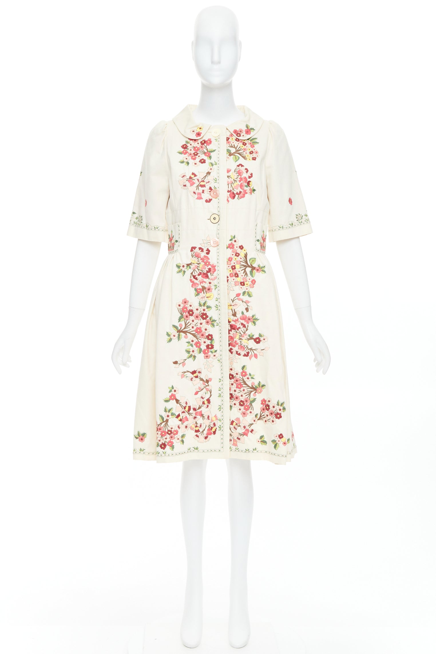 Kenzo Floral Coat Dress - Image 12