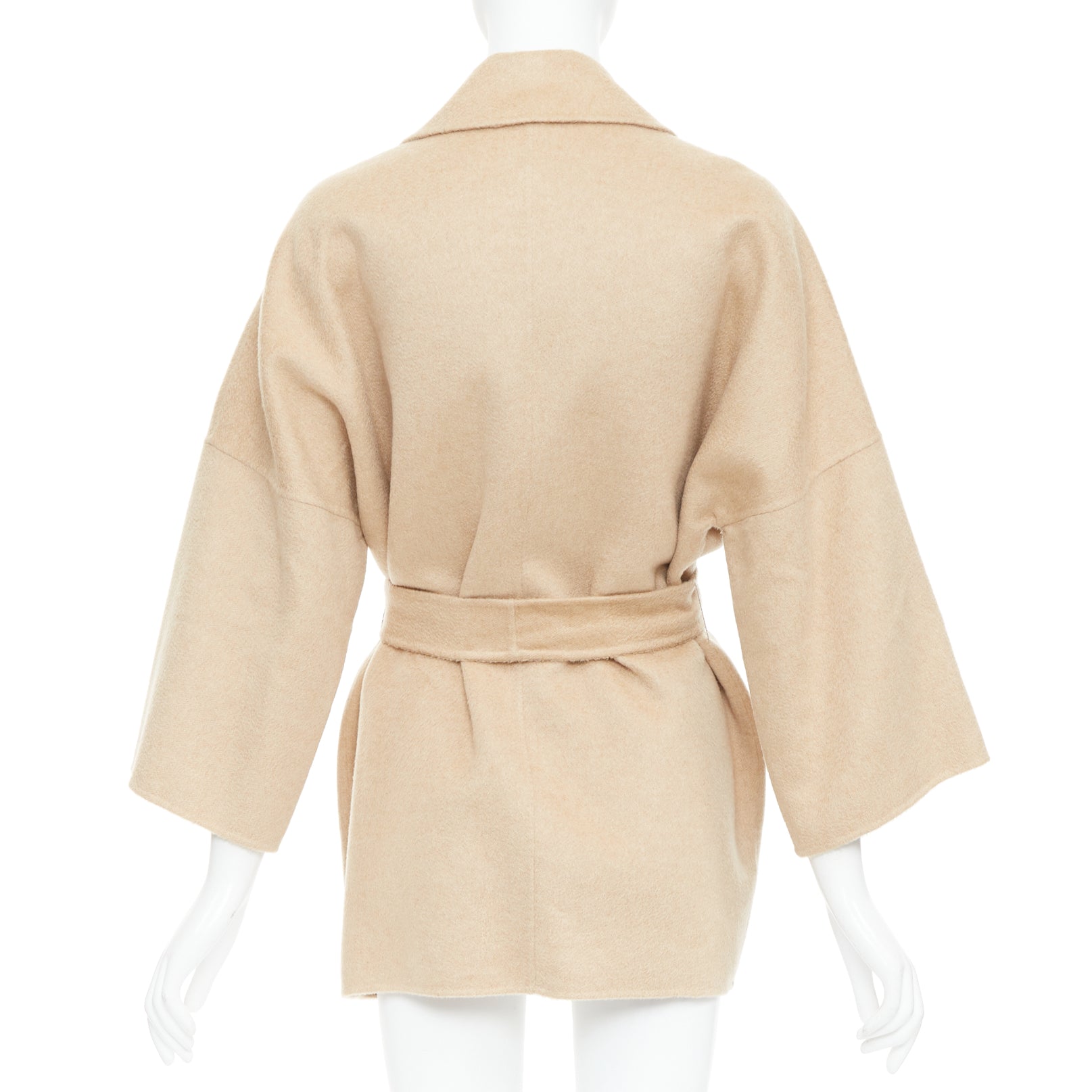 Max Mara Camel Cashmere Belted Coat - Detail 1