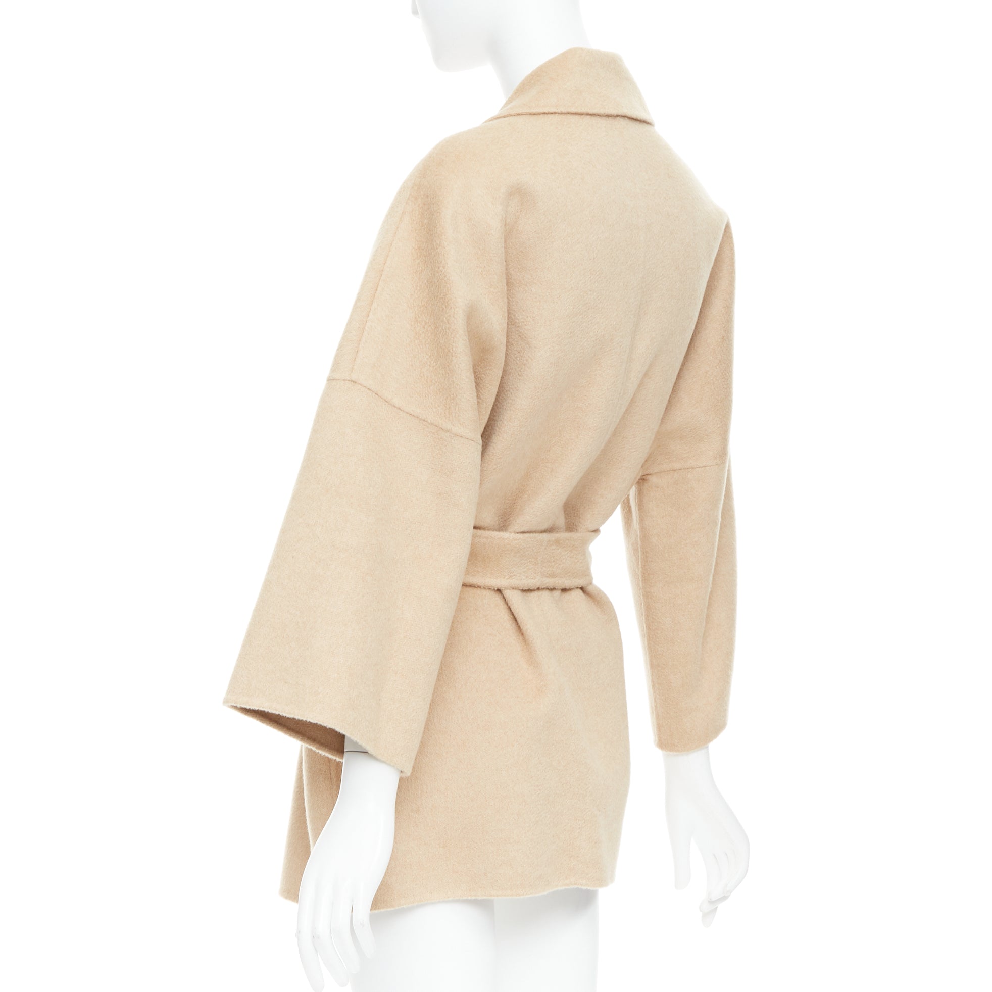 Max Mara Camel Cashmere Belted Coat - Detail 2