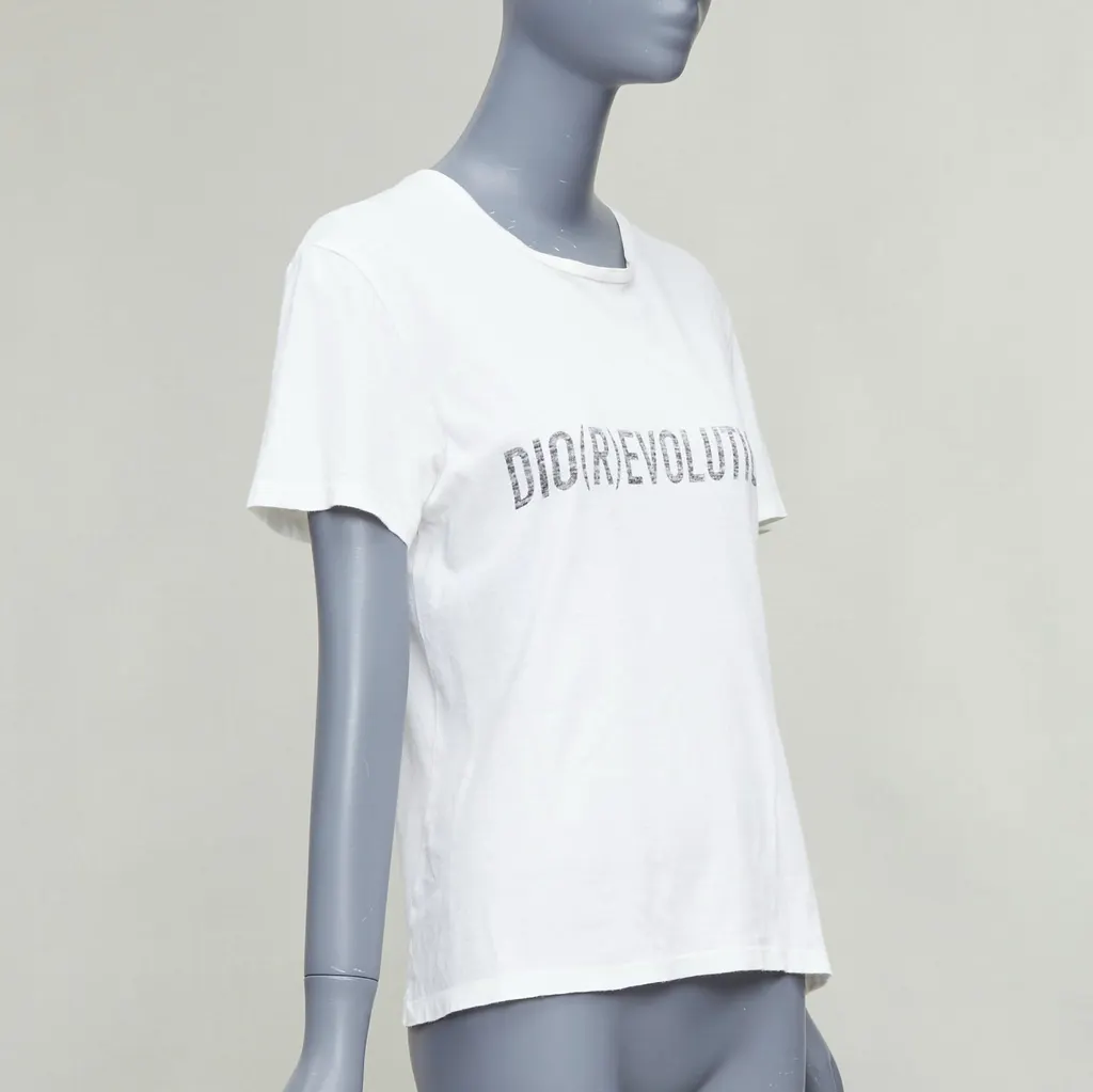 Dior Dio(r)evolution Tee Beige Cotton Good - Inside View