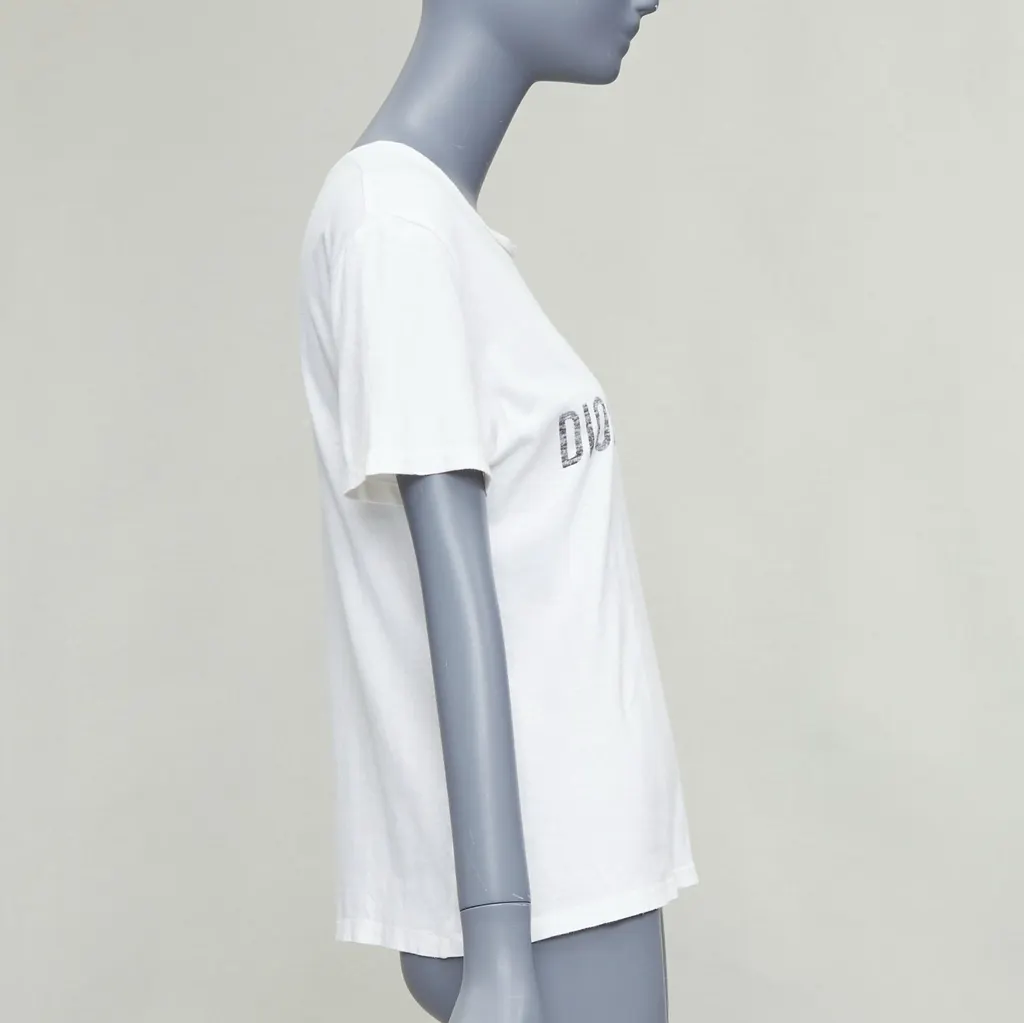 Dior Dio(r)evolution Tee Beige Cotton Good - Model View