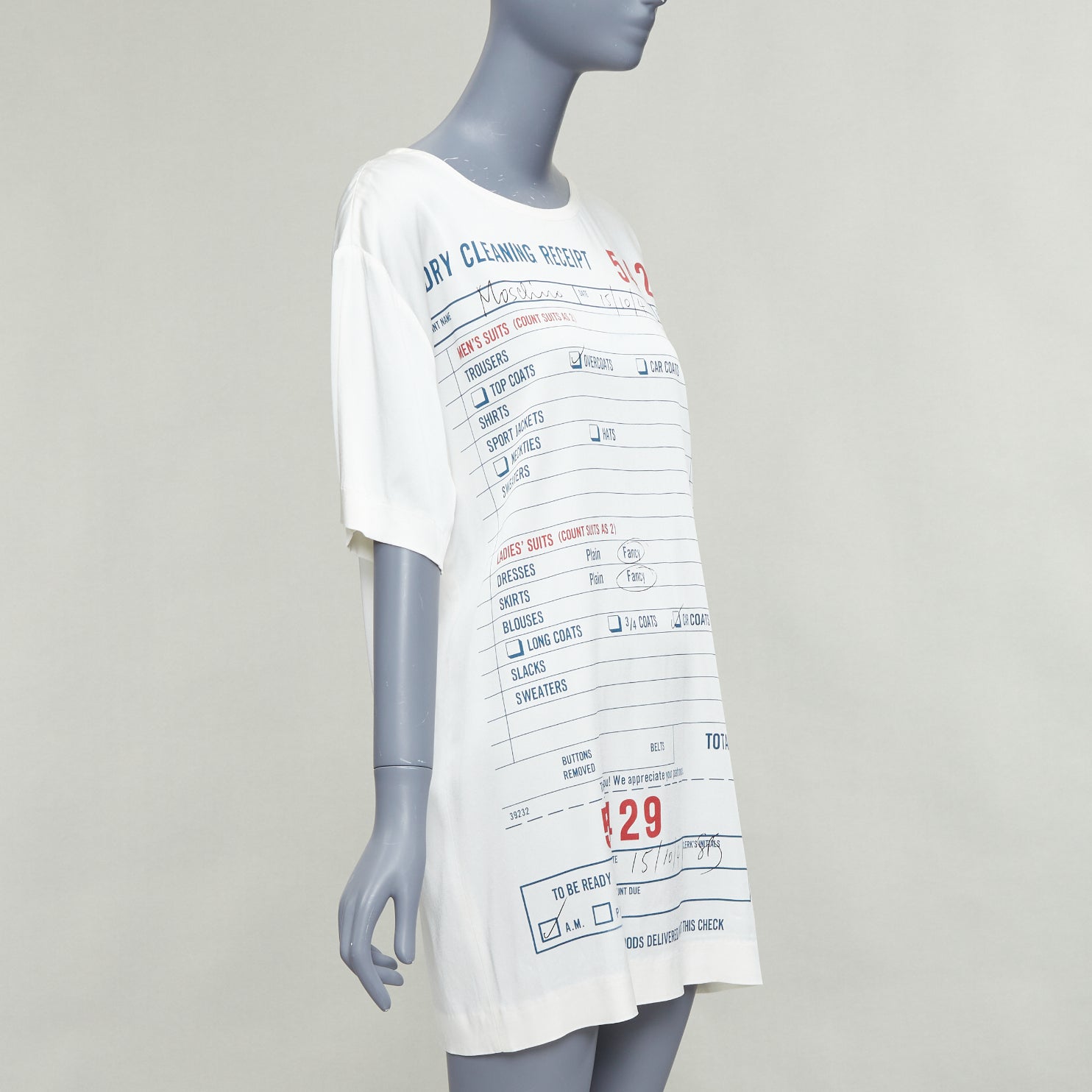 Moschino Receipt Print Dress - Image 6