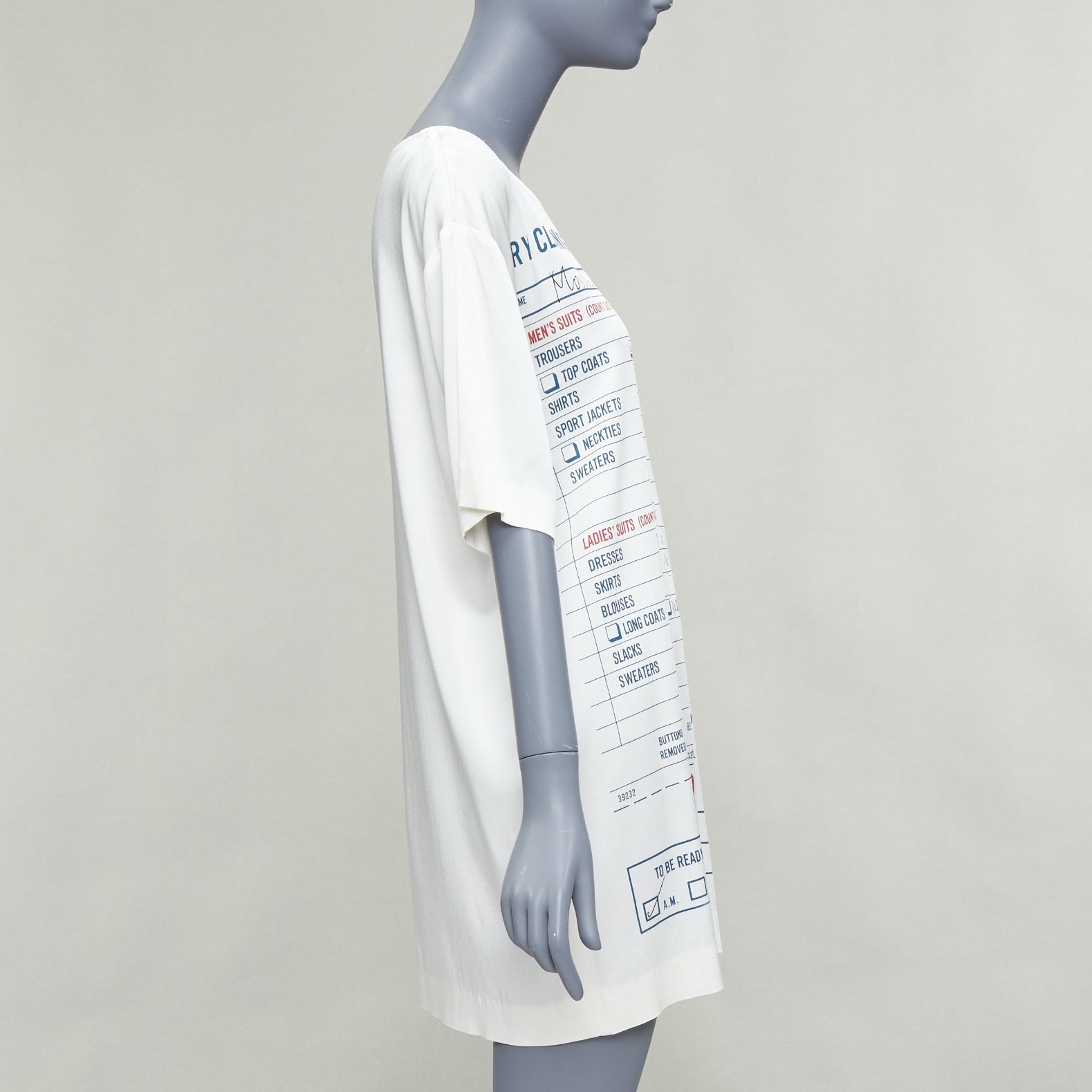 Moschino Receipt Print Dress - 4