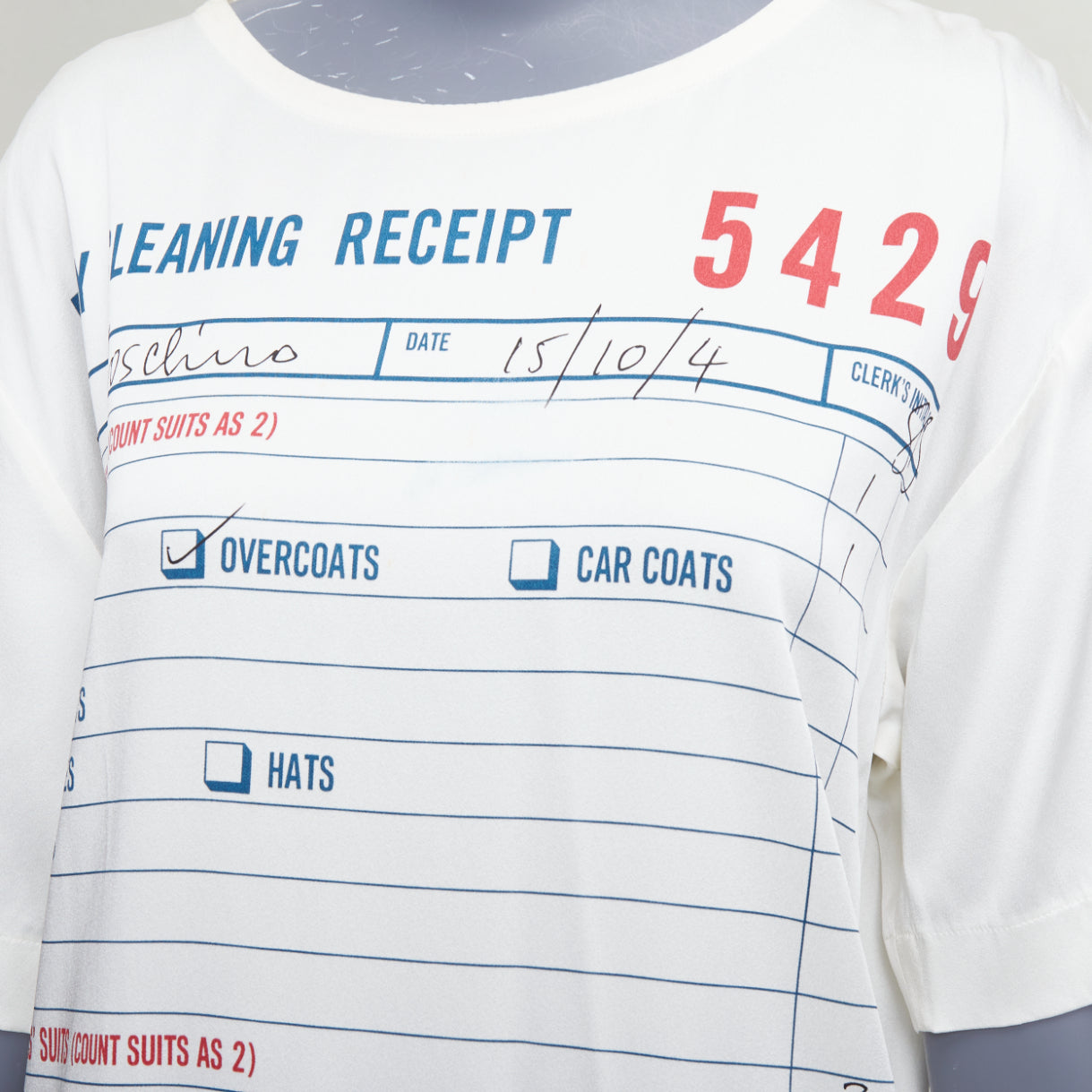 Moschino Receipt Print Dress - Detail 2