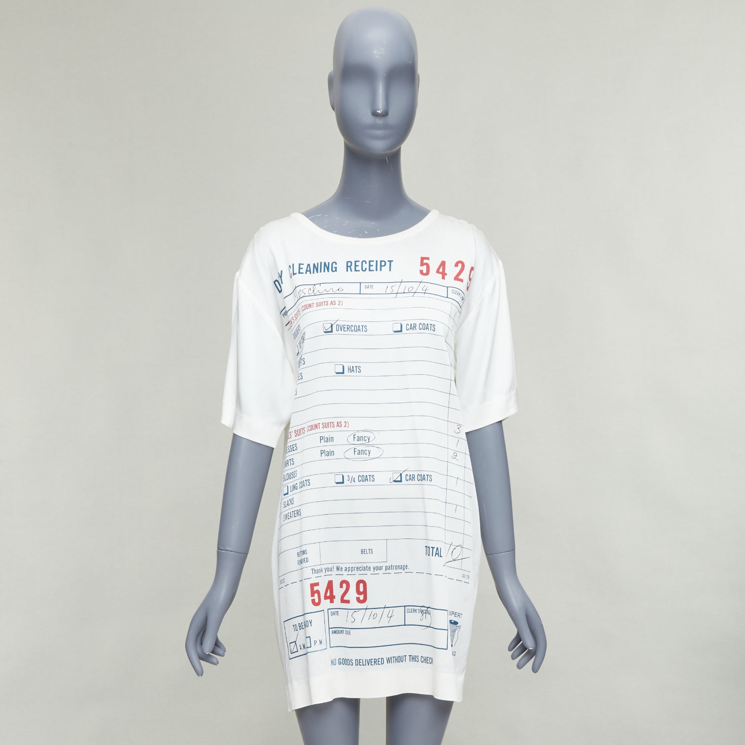 Moschino Receipt Print Dress - Image 11