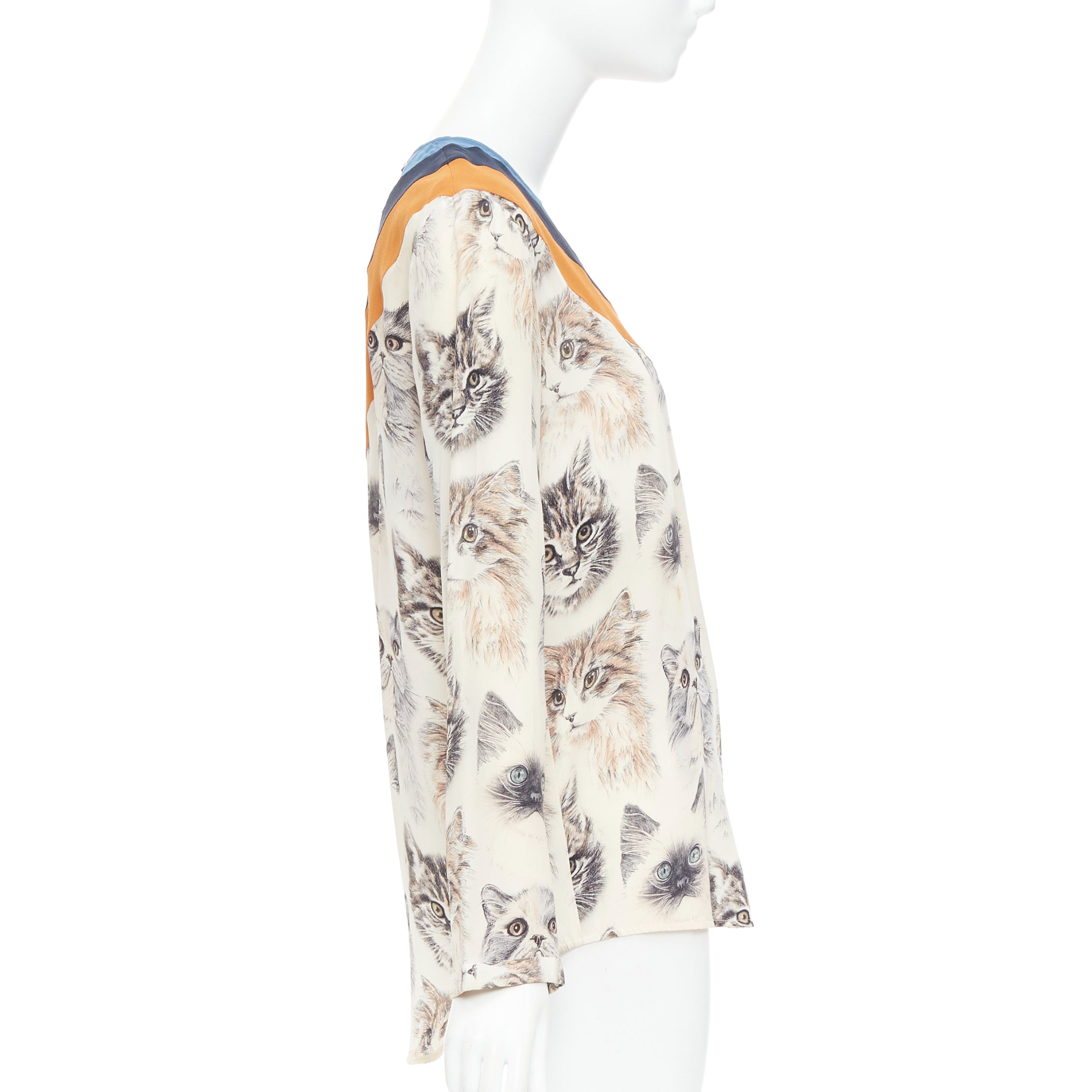 Stella Mccartney Cat Print Blouse - 4