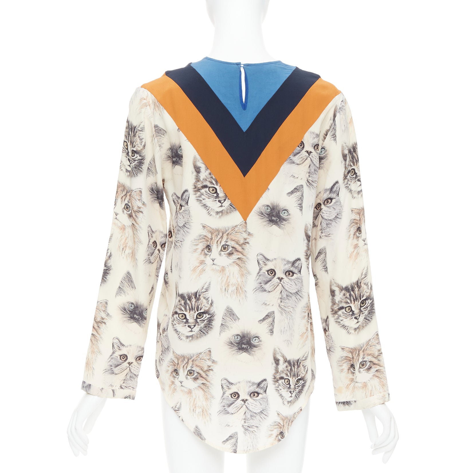 Stella Mccartney Cat Print Blouse - Side view