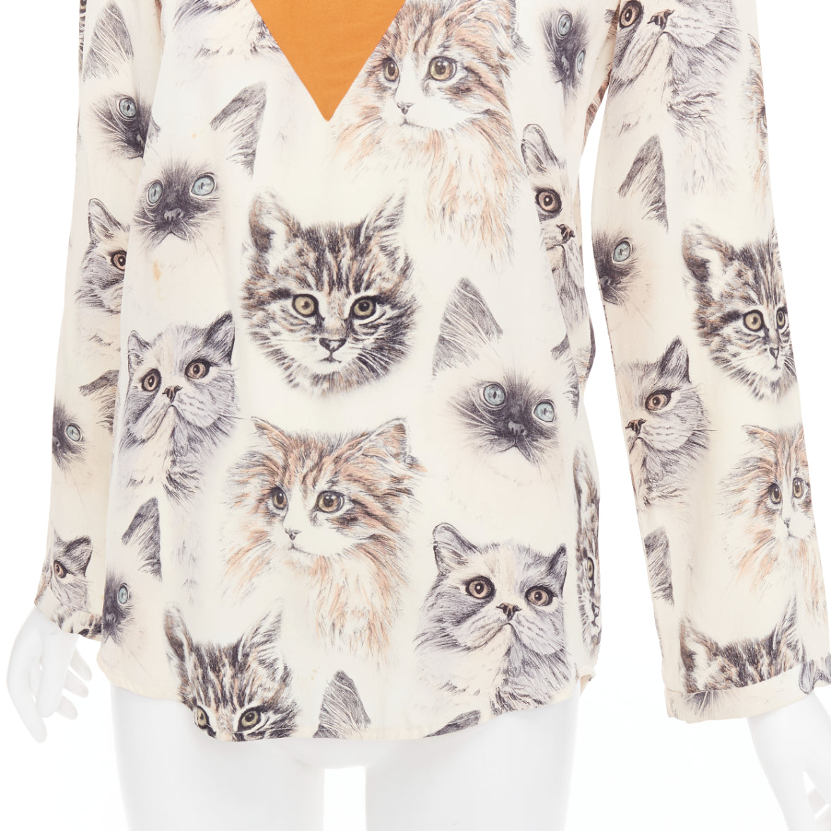 Stella Mccartney Cat Print Blouse - Detail 2