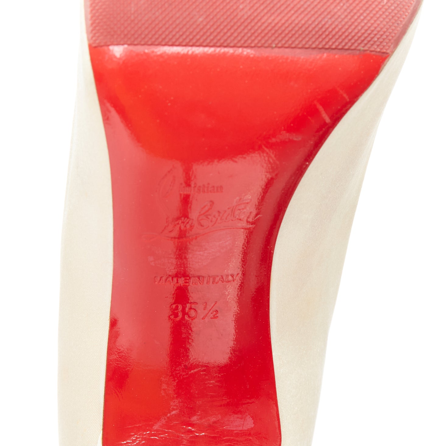 Christian Louboutin Pearl Bridal Pumps - Image 12