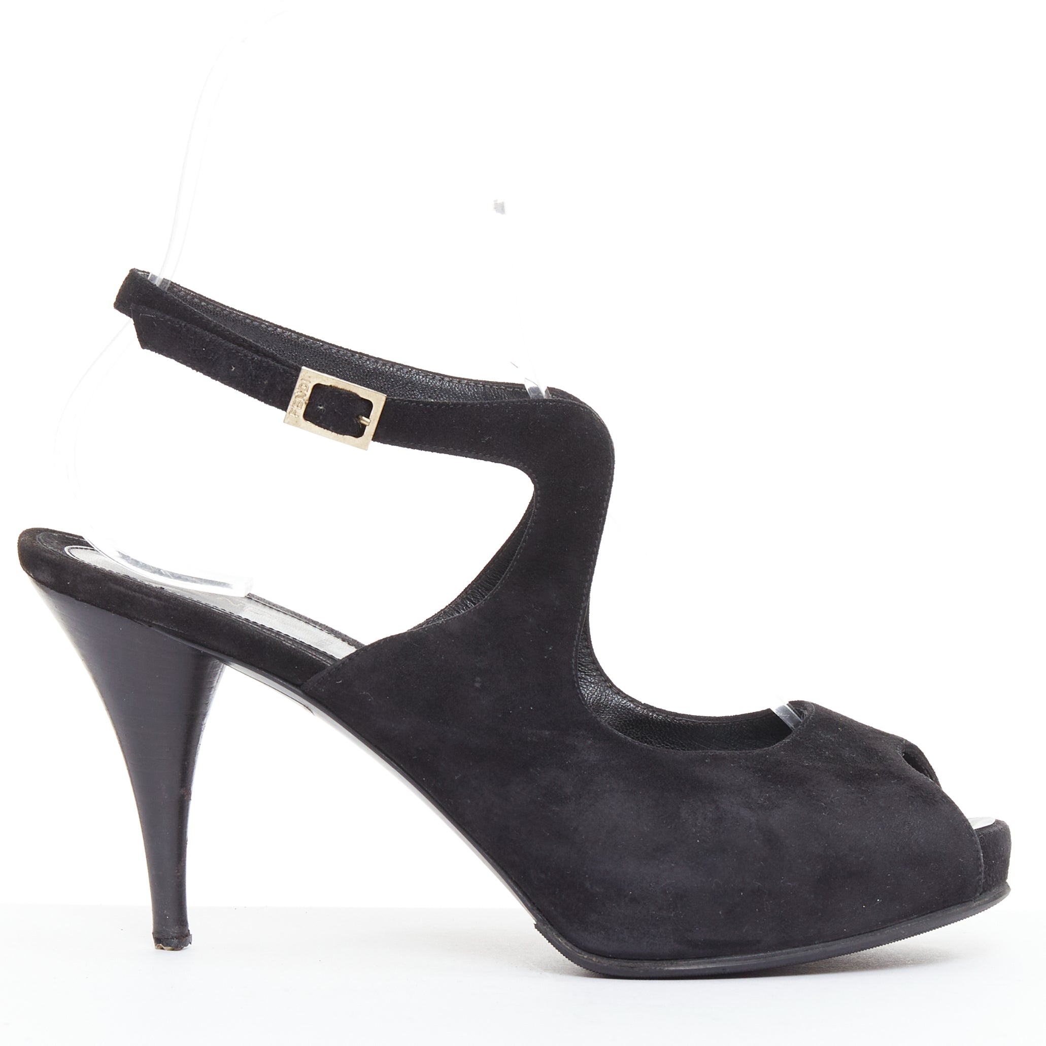 Fendi Gold Buckle Pumps