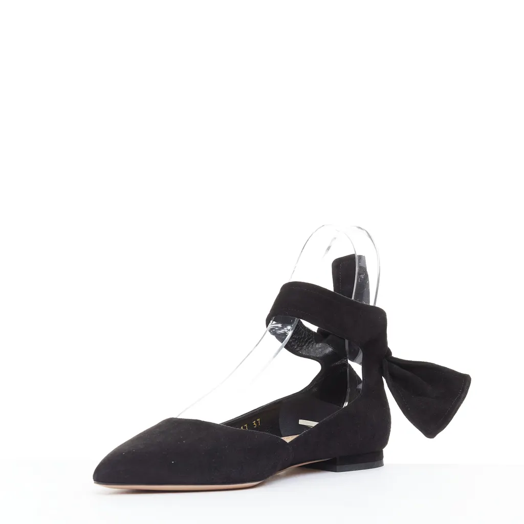 Dior Dior La Belle D Ballet Pump Black Suede Very good - Model View