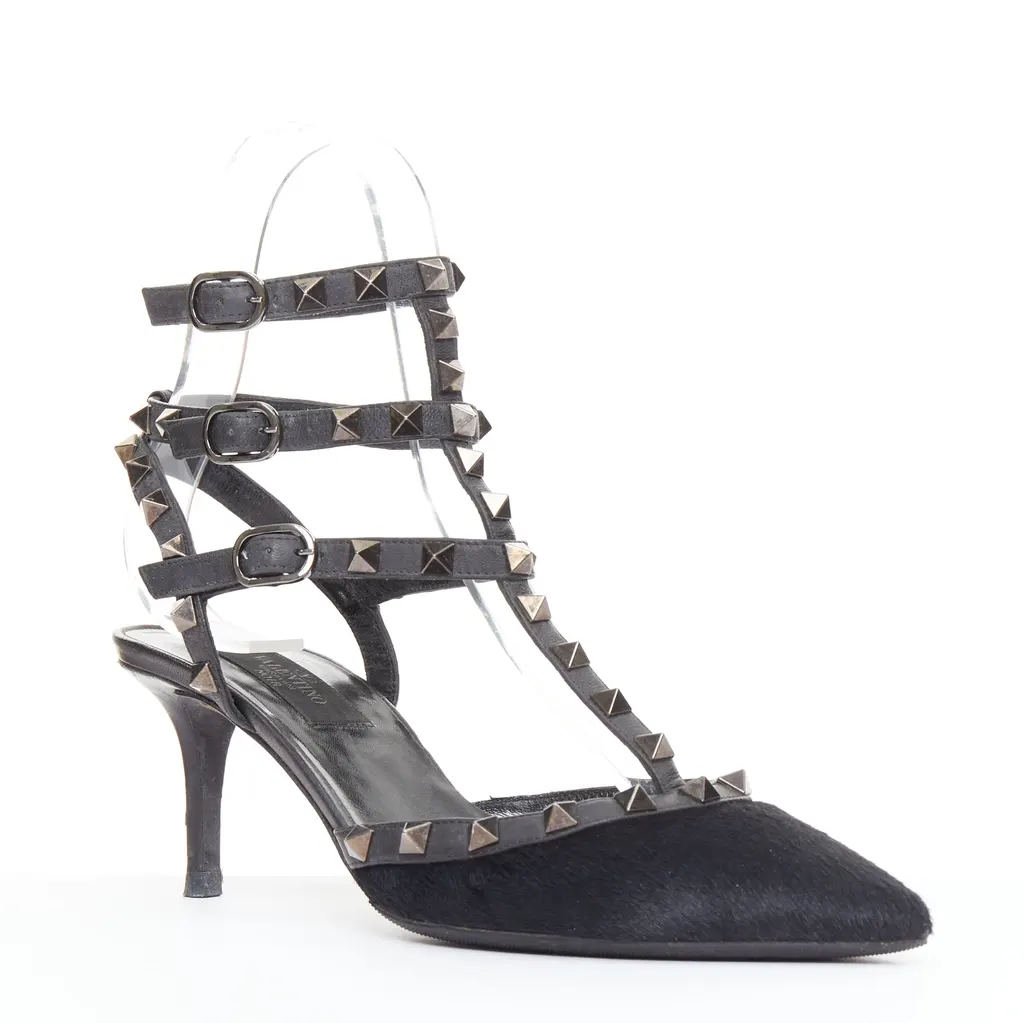 Valentino Rockstud Noir Black Good - Back View